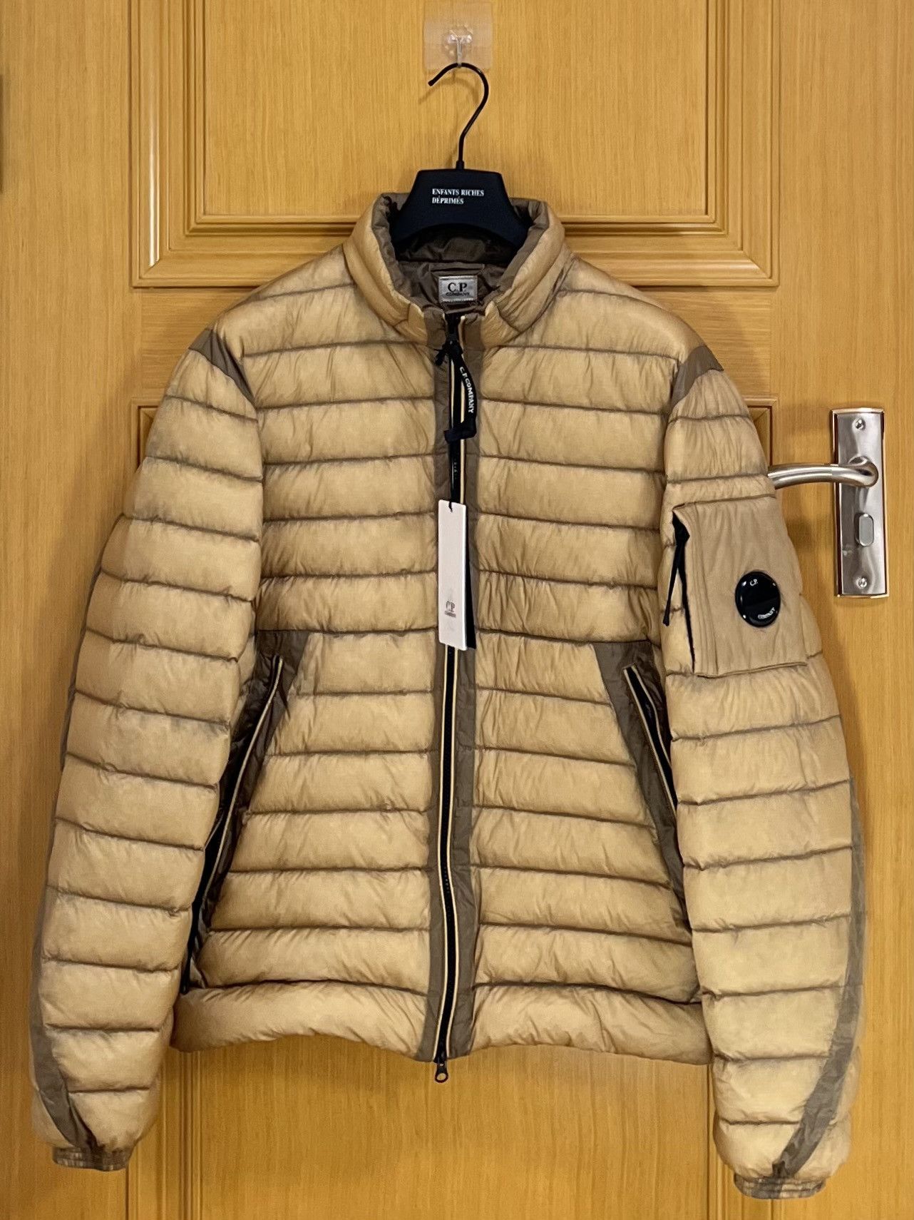 image of C P Company Dd Shell Down Jacket 50 in Brown, Men's (Size Medium)