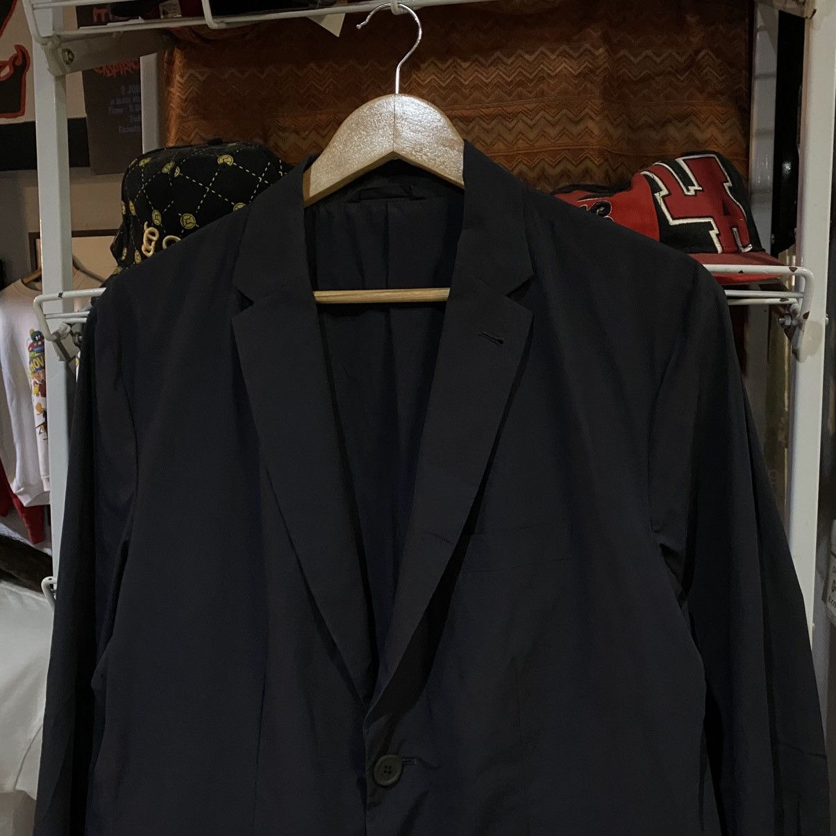 Emporio Armani TRAVEL ESSENTIALS PACKABLE STRETCH NYLON JACKET BLAZER Size US L / EU 52-54 / 3 - 8 Thumbnail