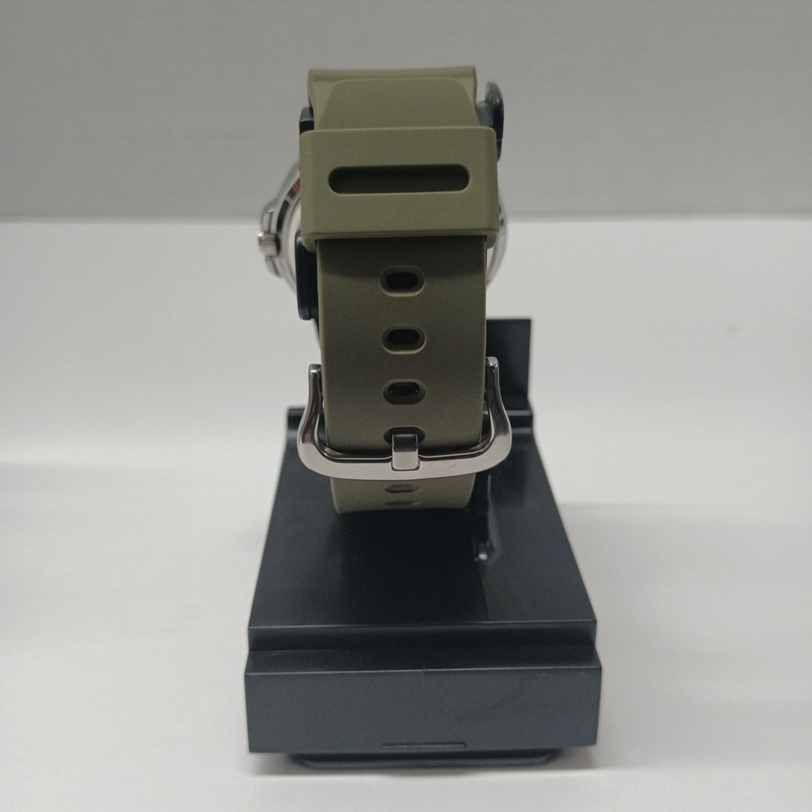 Casio Casio Green Resin Strap Black Dial Luminous Hands Mens Watch Size ONE SIZE - 7 Thumbnail