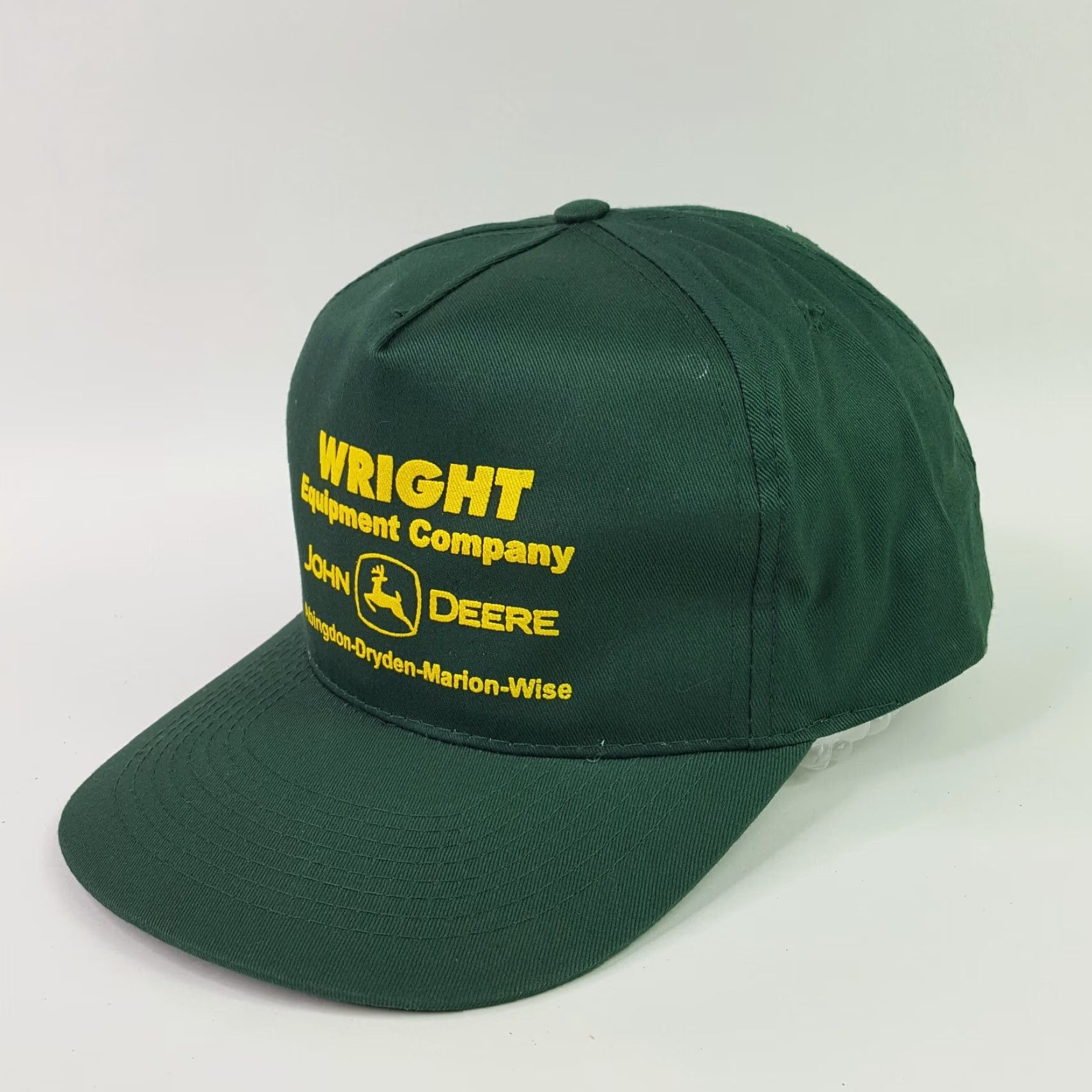 Equipment Vintage John Deere Green Trucker Hat Snapback Cap Farming Cobba? Size ONE SIZE - 4 Thumbnail