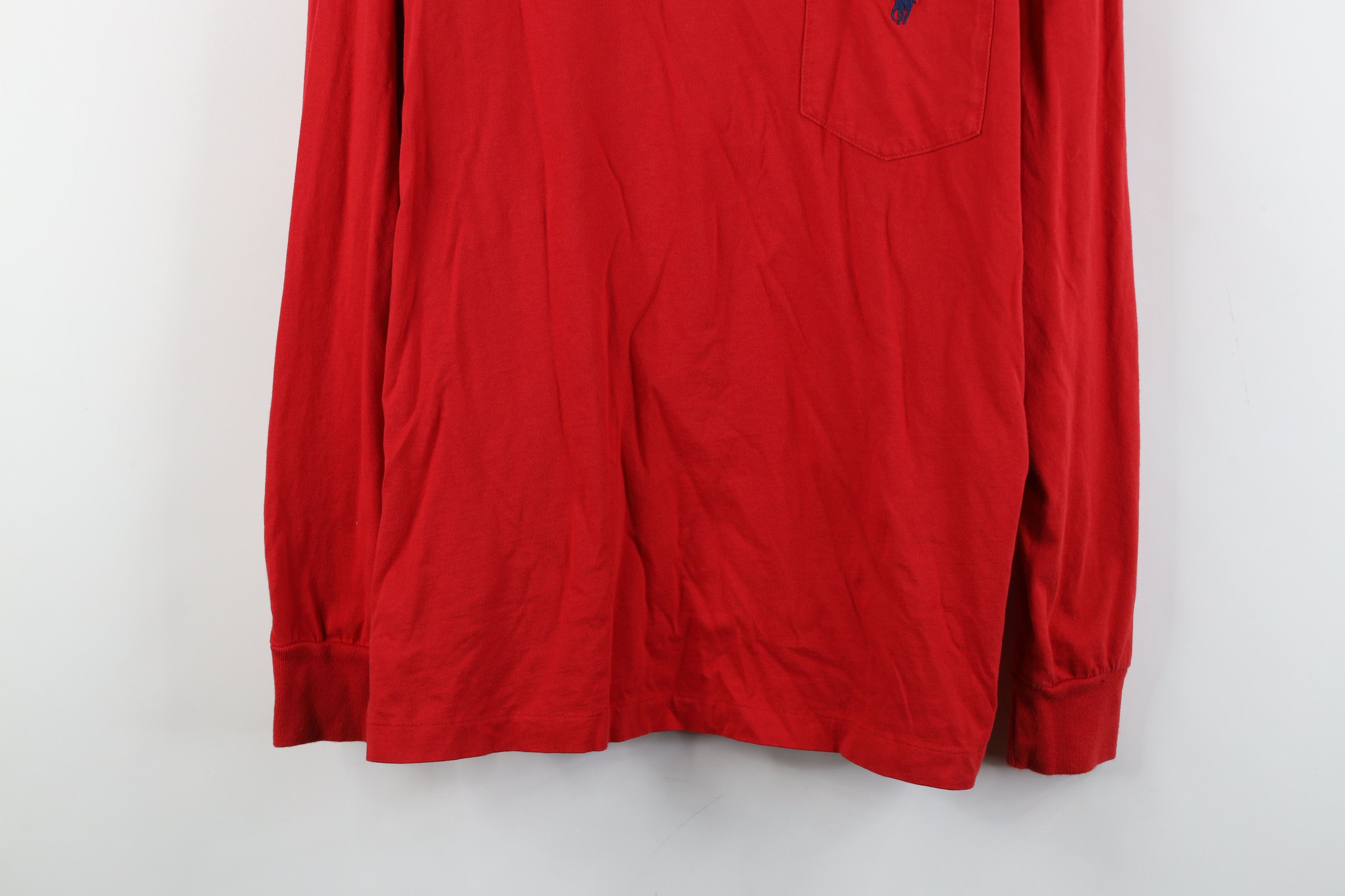 Ralph Lauren Vintage Y2K Ralph Lauren Long Sleeve Pocket T-Shirt Cotton Size US S / EU 44-46 / 1 - 3 Thumbnail