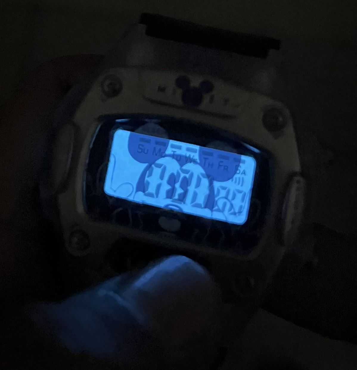 Disney × Mickey Mouse × Vintage Rare💣Vintage MICKEY MOUSE Digital Watch Size ONE SIZE - 5 Thumbnail