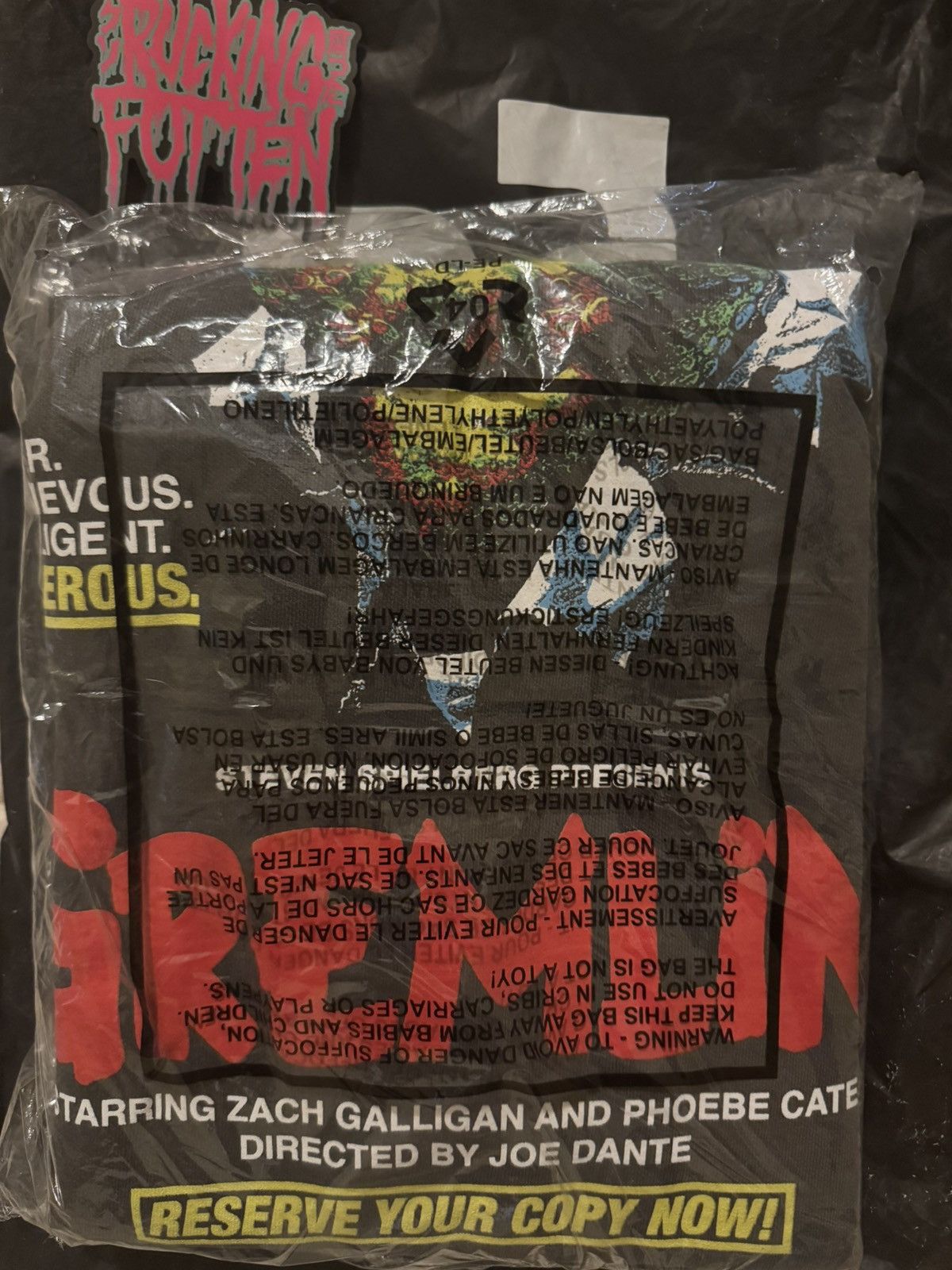 Rucking Fotten gremlins 1984 x RF グレムリン Reserve Your Copy Video Store Promo Size US XXL / EU 58 / 5 - 4 Thumbnail