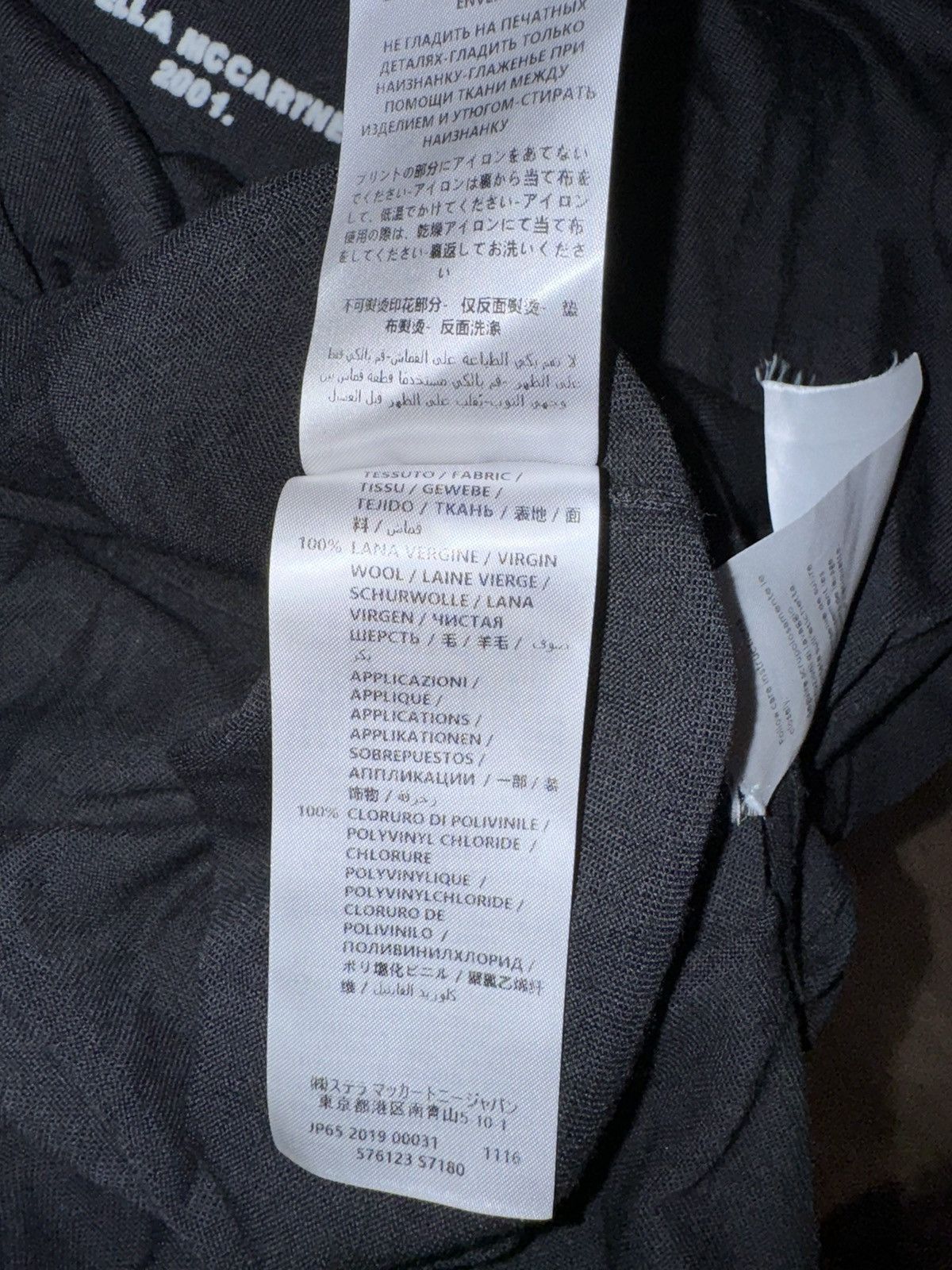 Stella McCartney STELLA MCCARTNEY Black ‘Stella 2001’ Sweater Size US XXL / EU 58 / 5 - 10 Thumbnail