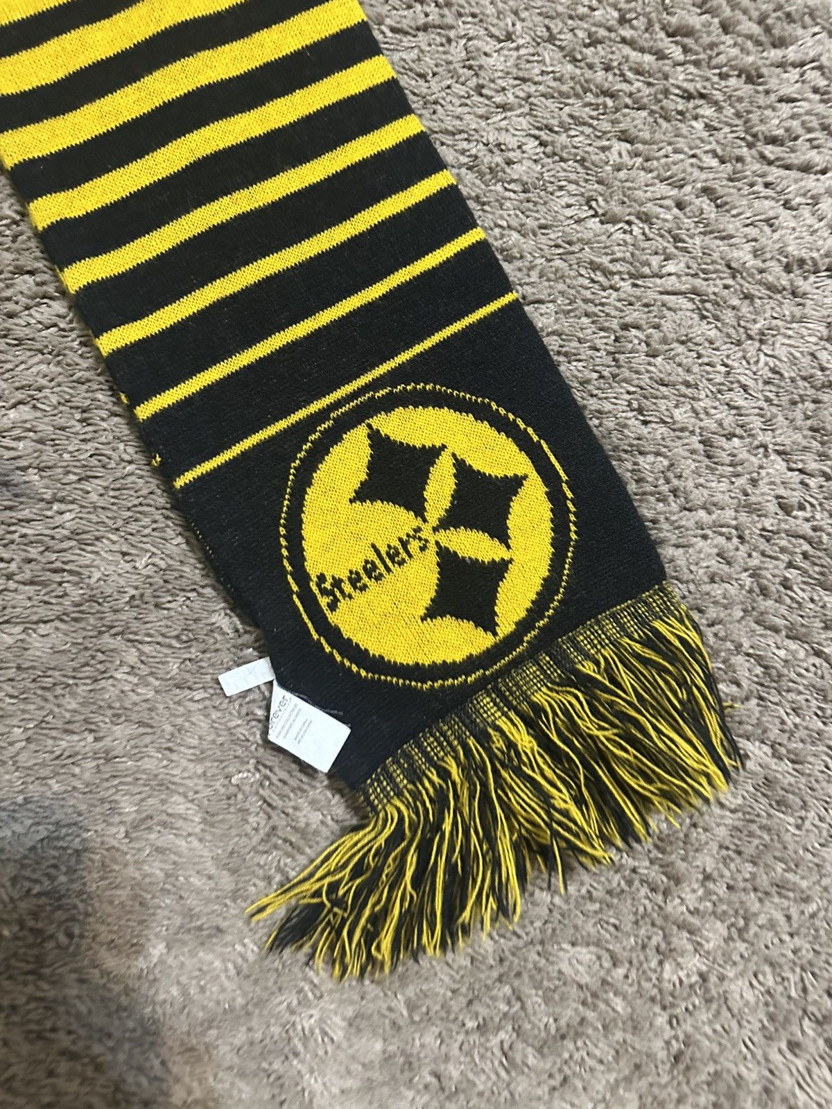 NFL Vintage NFL Pittsburgh Steelers “triple black” scarf 00s Size ONE SIZE - 2 Thumbnail