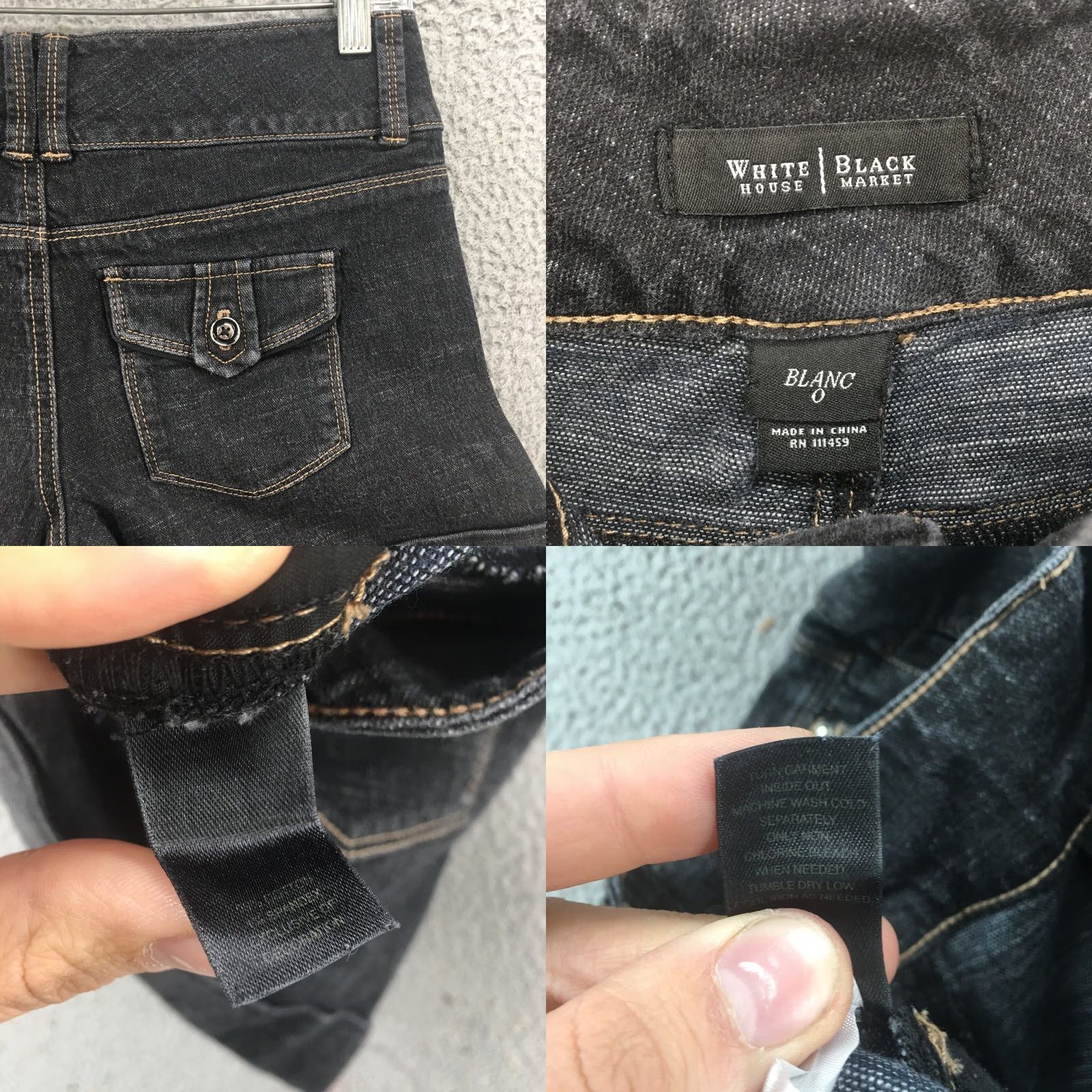 White House Black Market White House Black Market Short Pants Womens 0 Black Cotton Blend Zip Fly Button Casual Summer 0 Womens Black Cotton Blend Pockets Retro? Size 25" / US 0 / IT 36 - 9 Thumbnail