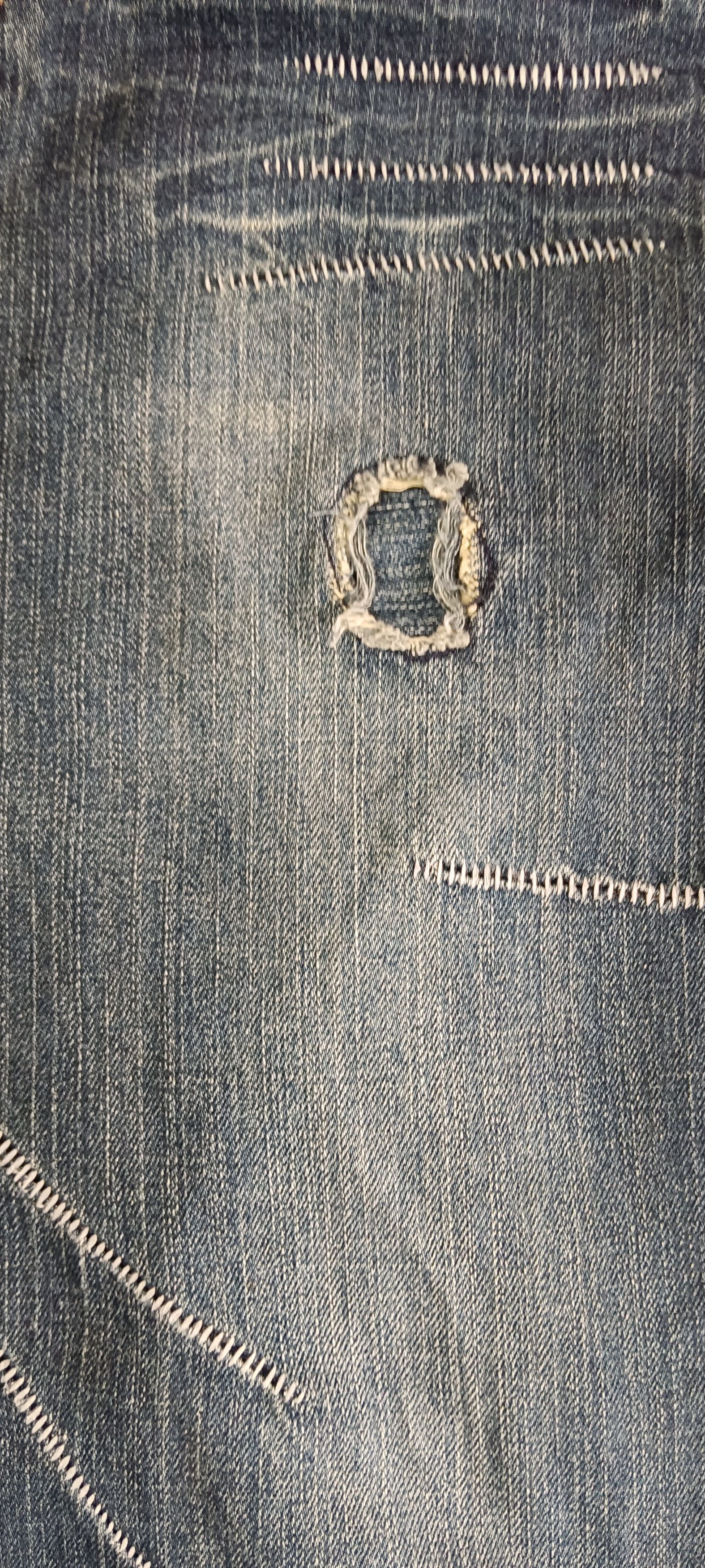Japanese Brand 💥Modish Style💥 Clawmark Minimalist Flared Denim Size US 30 / EU 46 - 11 Thumbnail