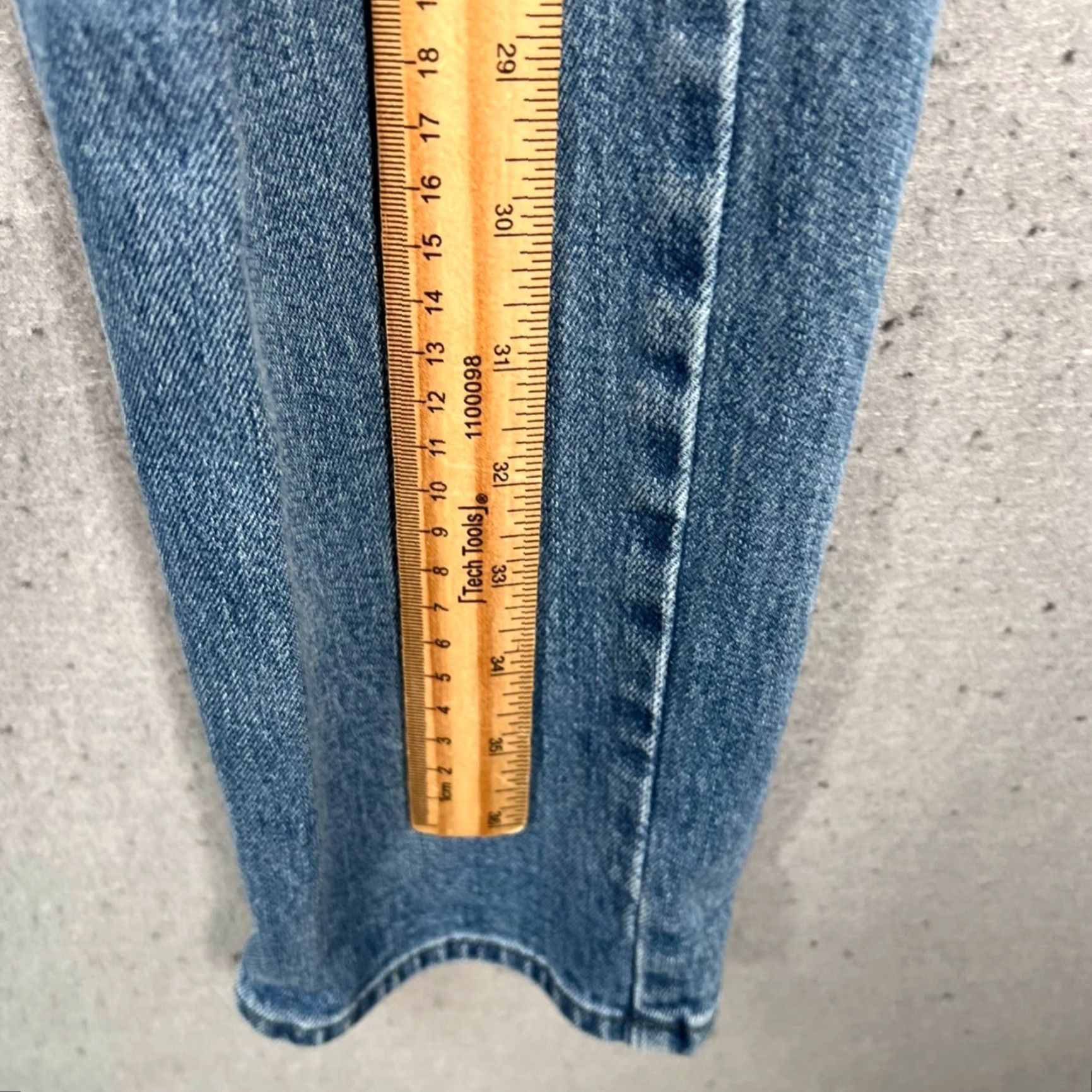 Denime Bullhead Jeans Mens 31 x 30 Denim Skinny Distressed Blue Denim Jeans Size US 31 - 7 Thumbnail