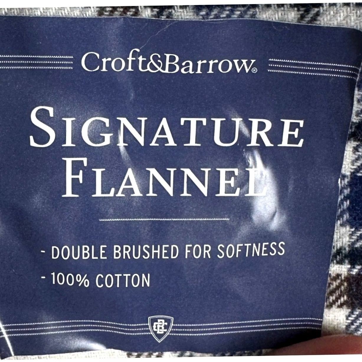 Croft & Barrow Croft & Barrow Shirt Mens L Blue Brown Plaid Flannel Button-Down Pocket Casual Workwear Winter Fall Size US L / EU 52-54 / 3 - 5 Thumbnail