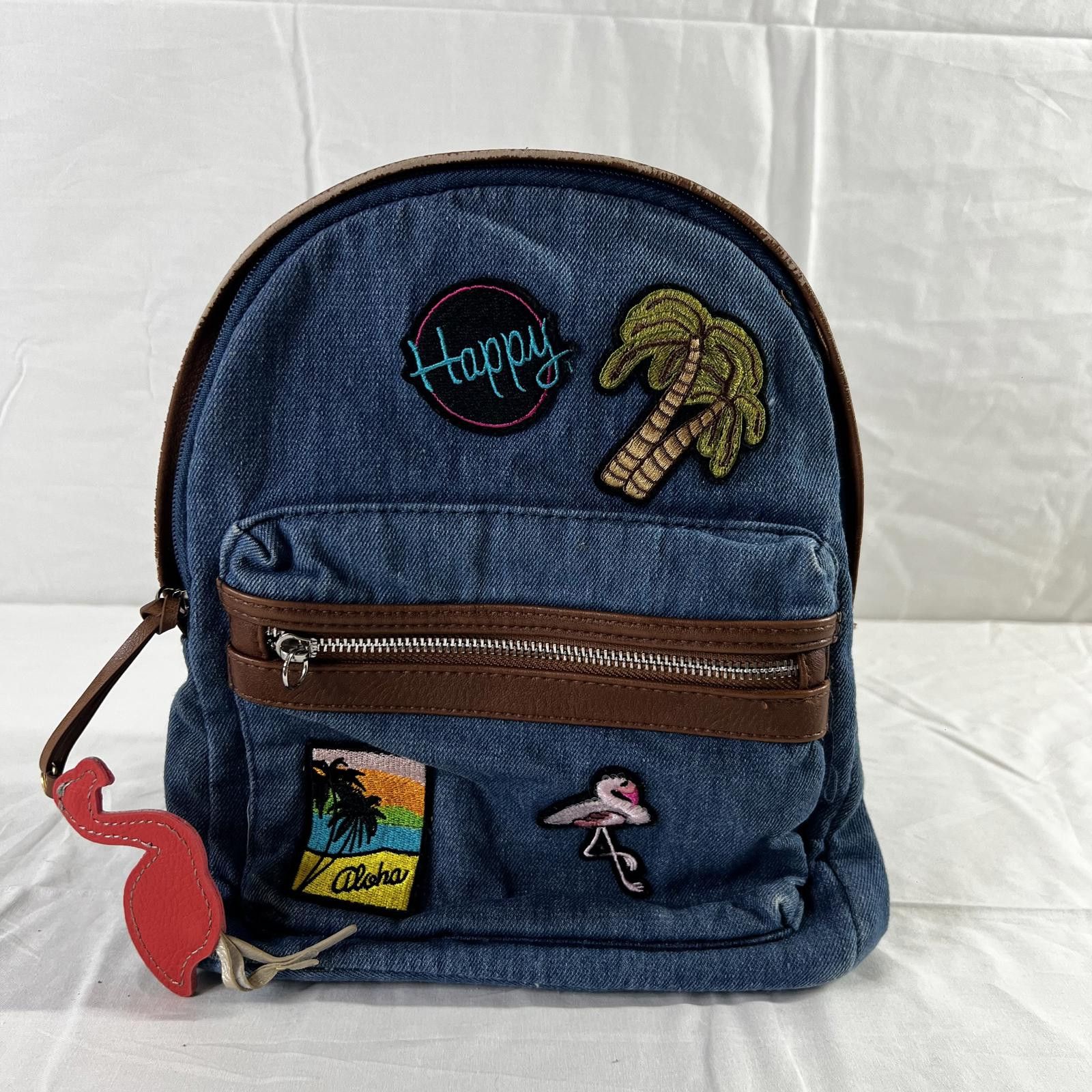 Other Kids Summer Vibe Backpack With Flamingo and Beach Patch’s Size ONE SIZE - 1 Thumbnail
