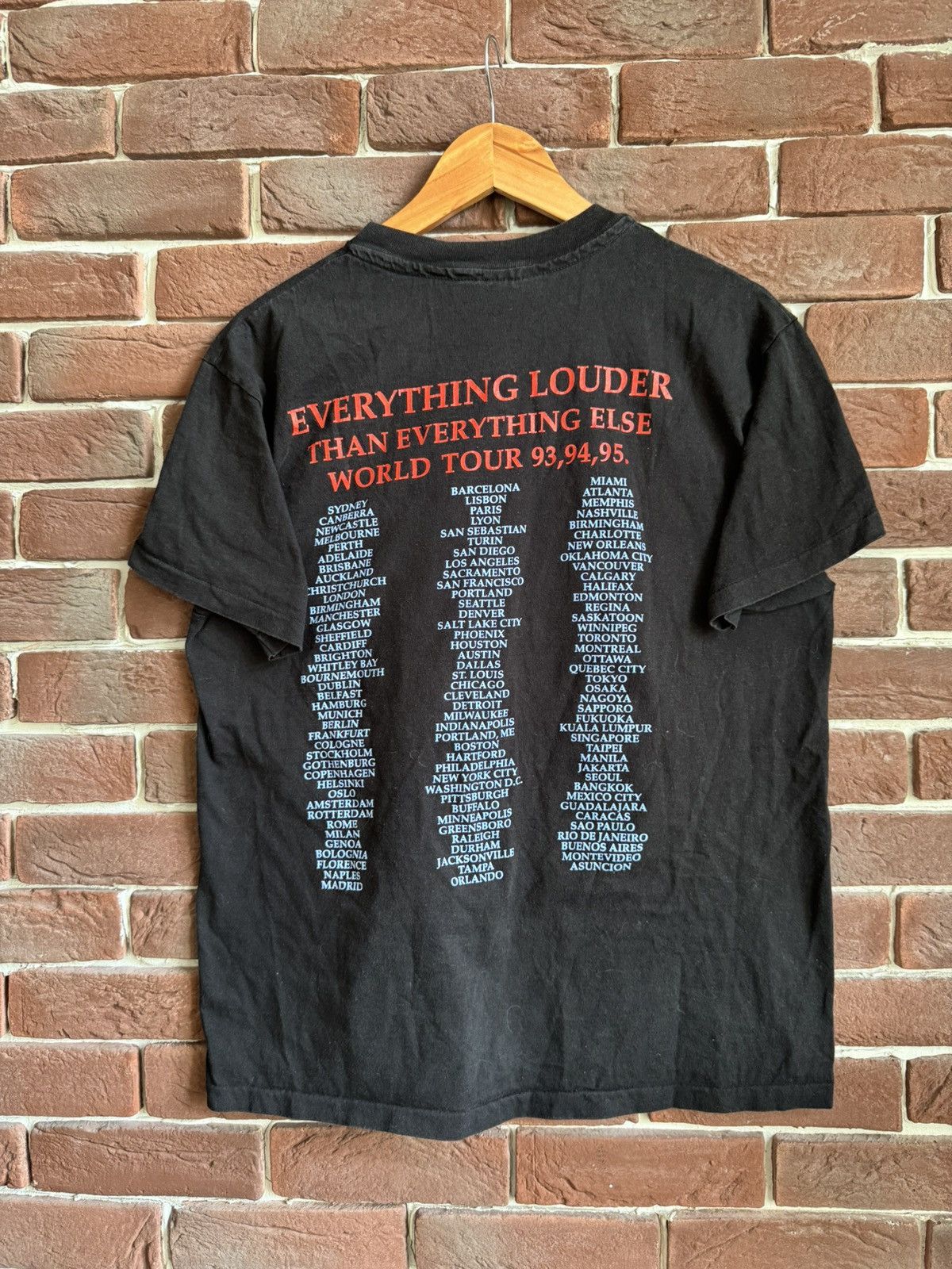 Band Tees 90s Vintage 1993 Meat Loaf Louder Graphic Rock Band T-Shirt Size US L / EU 52-54 / 3 - 2 Thumbnail