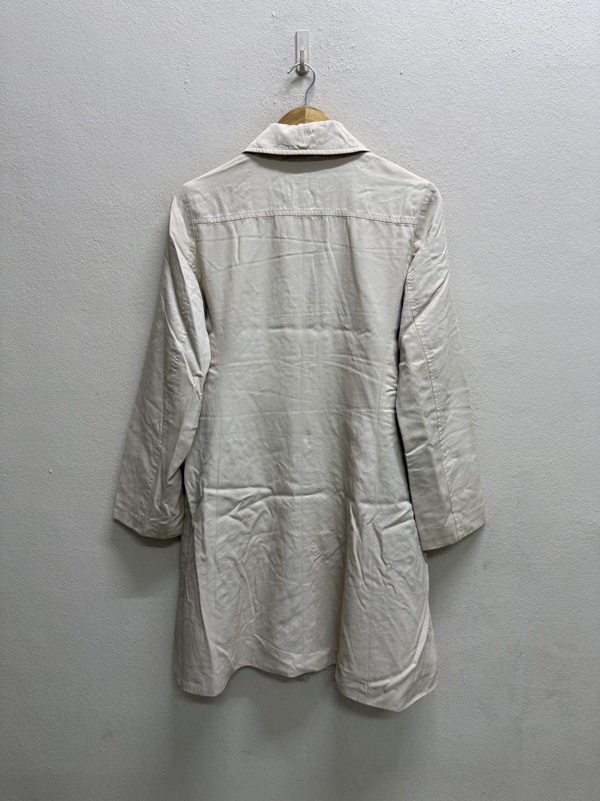 Vintage Ined composition see attached label Trenche Coat Long Jacket Size S / US 4 / IT 40 - 25 Thumbnail