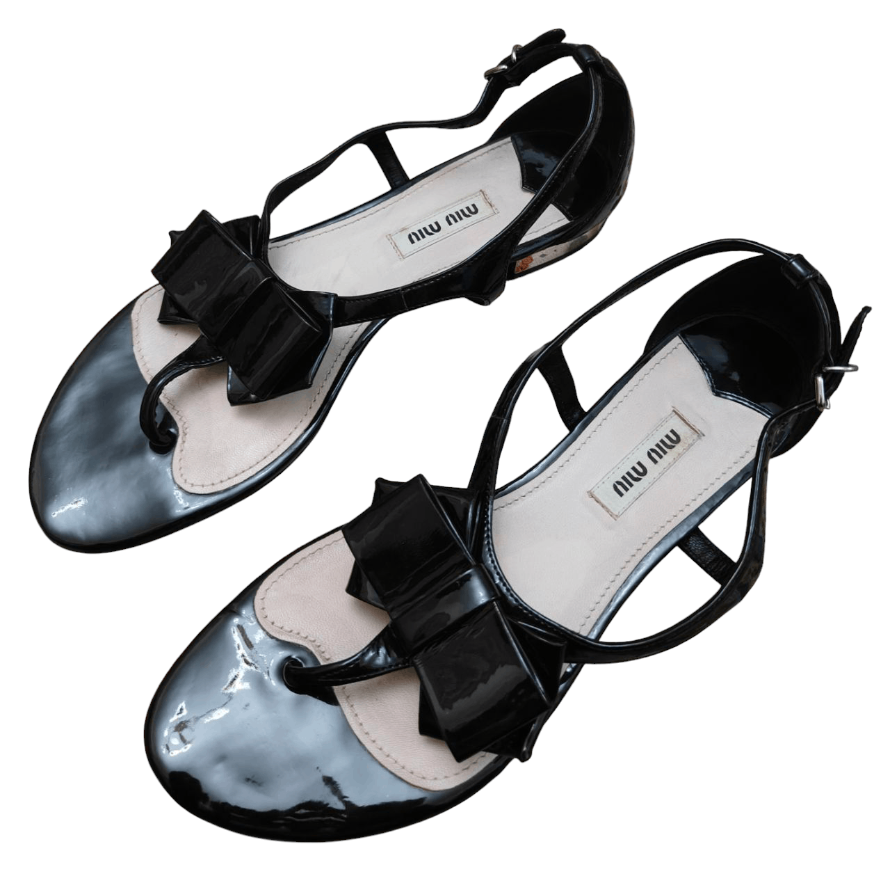 Miu Miu Miu Miu Sandals Size US 8 / IT 38 - 2 Thumbnail