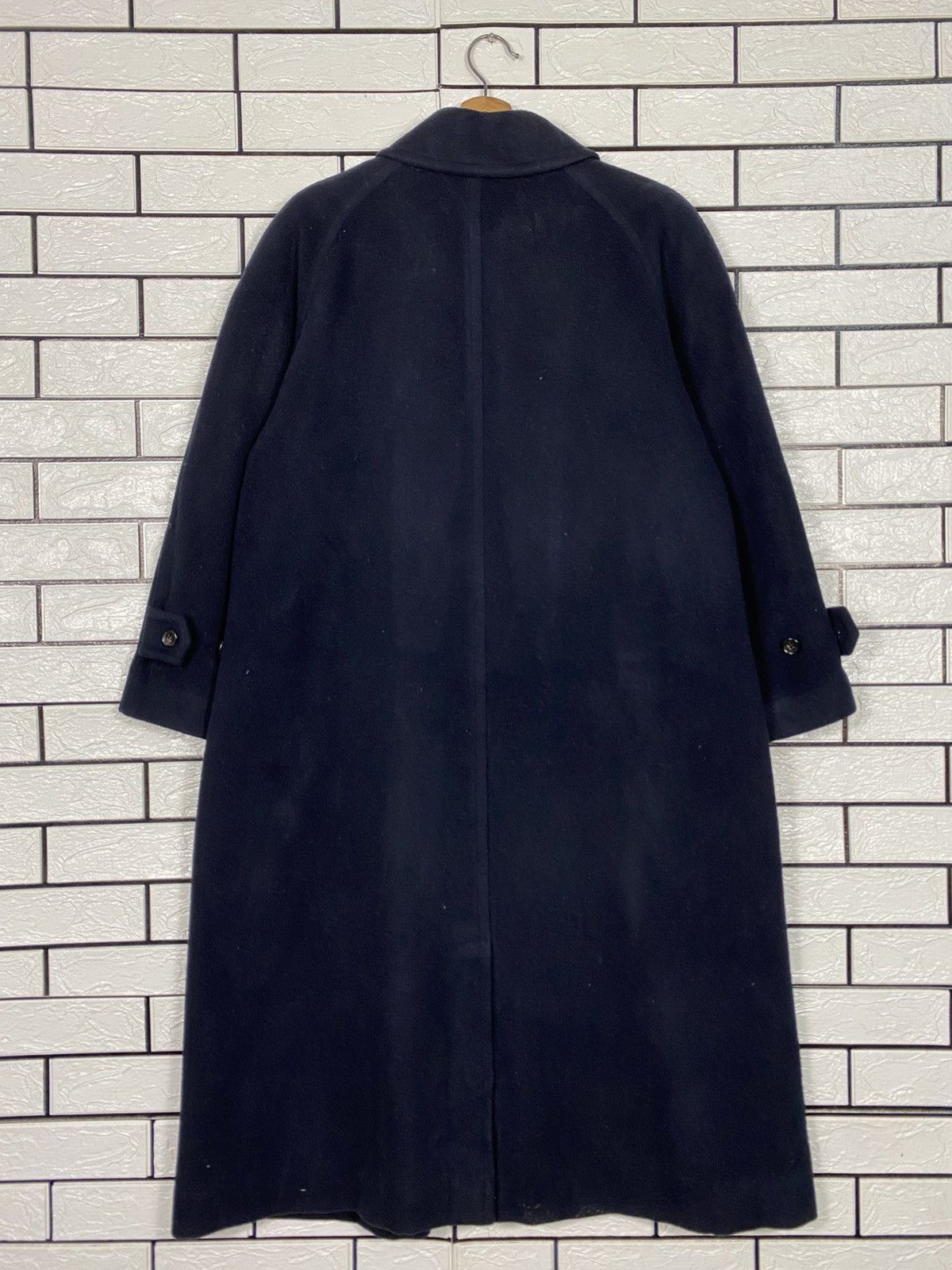Isamu Katayama Backlash 📌Vintage Wool Overcoat Isamu Ishii Company Herringbone Size US M / EU 48-50 / 2 - 10 Thumbnail