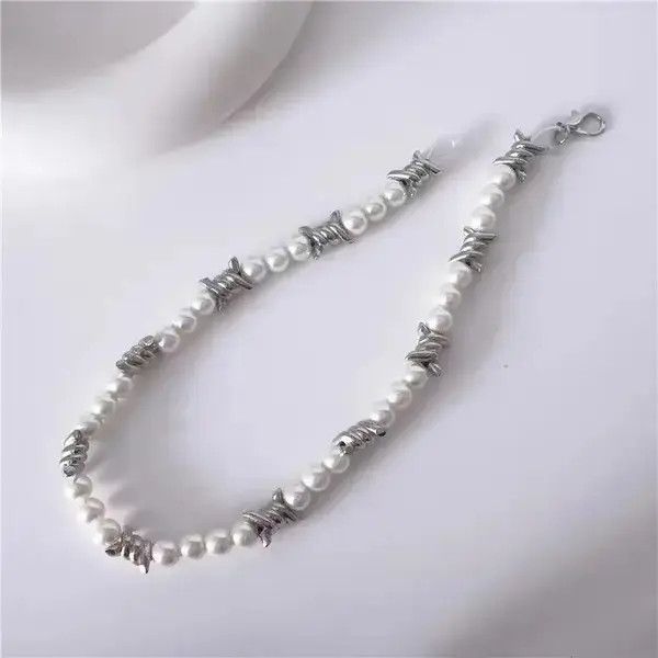 Jewelry Elegant White Imitation Pearl Necklace Size ONE SIZE - 4 Thumbnail