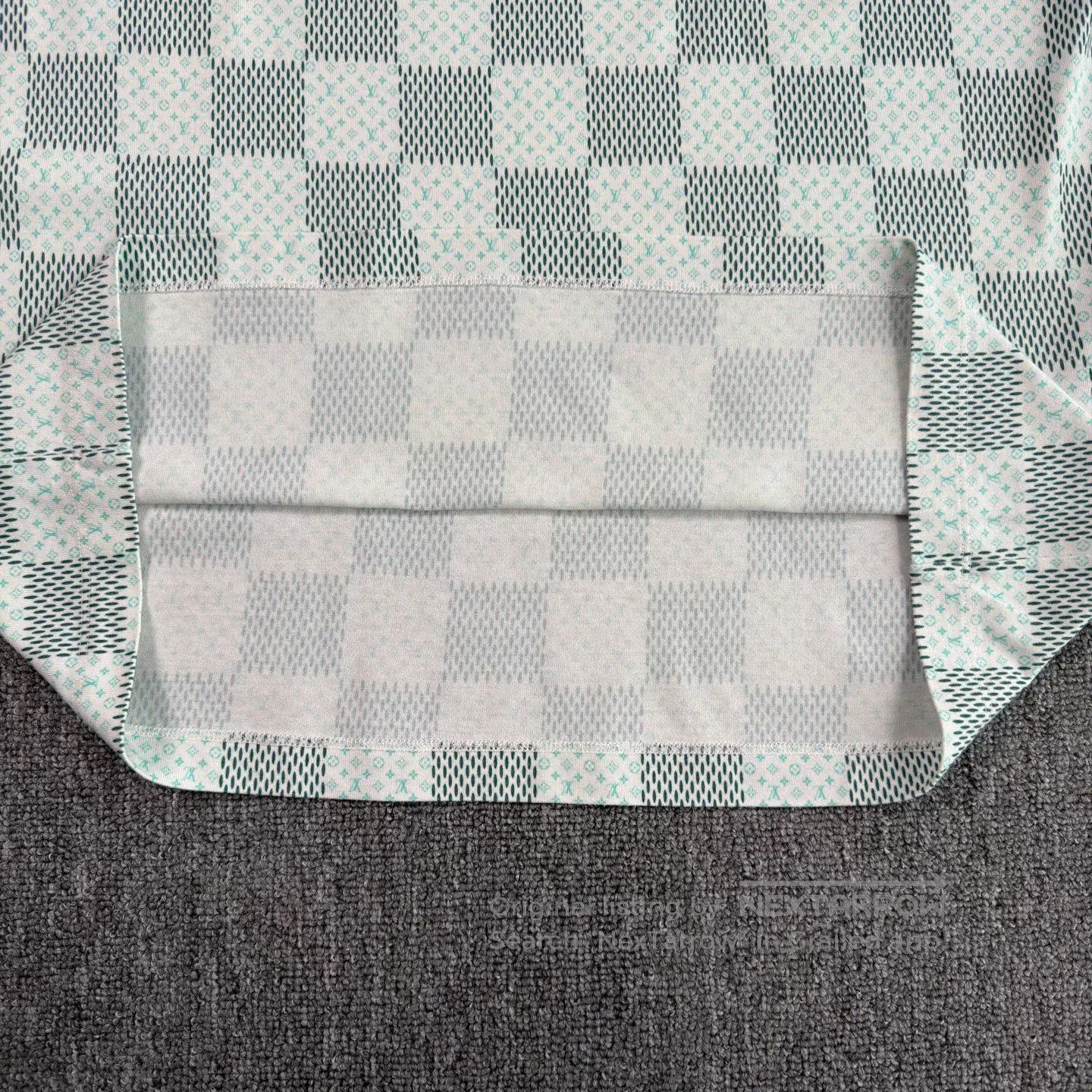 Louis Vuitton LV Checkerboard White Green Short-Sleeve. Size US S / EU 44-46 / 1 - 7 Thumbnail