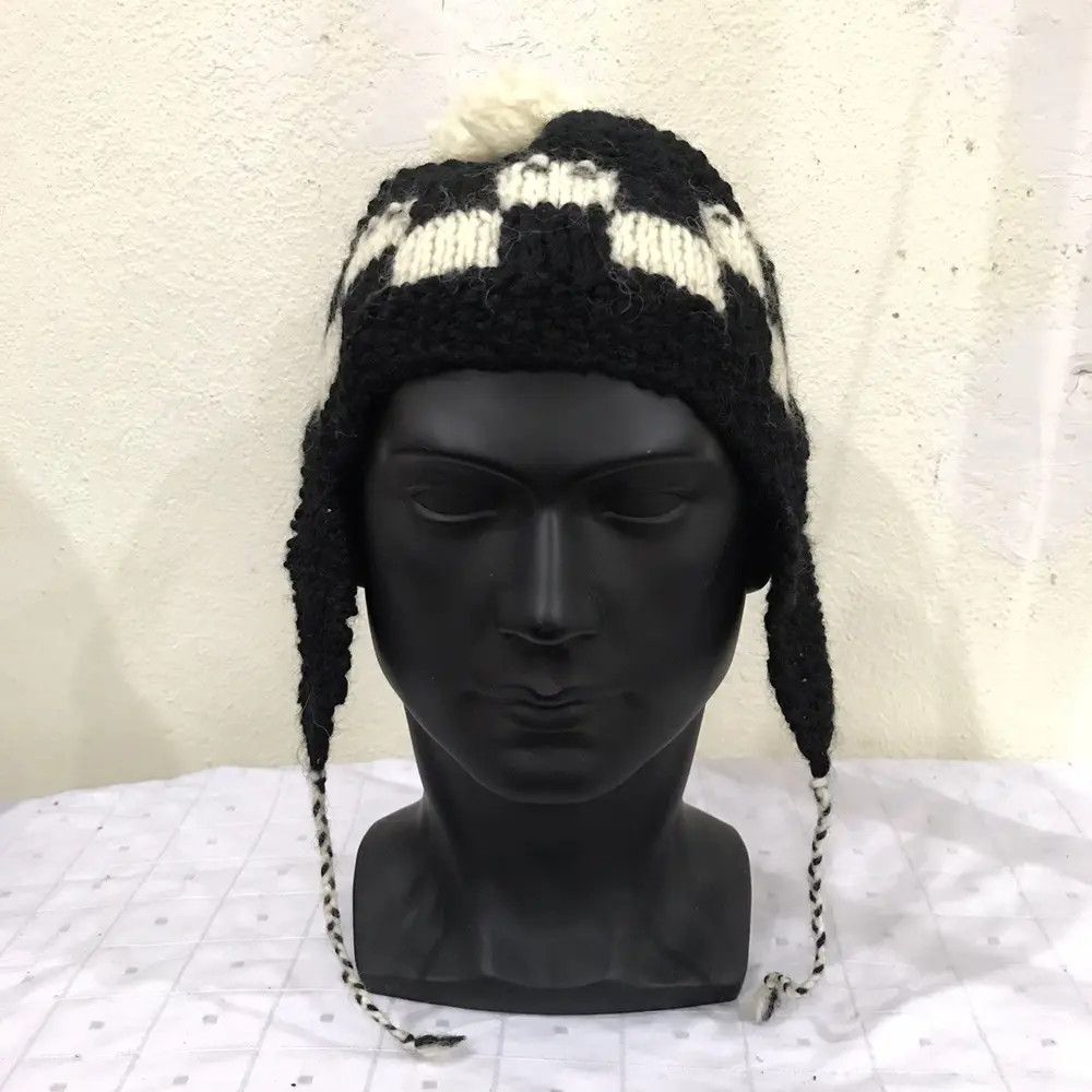Japanese Brand Japanese Brand Knit Earflap Beanie Hat Size ONE SIZE - 3 Thumbnail