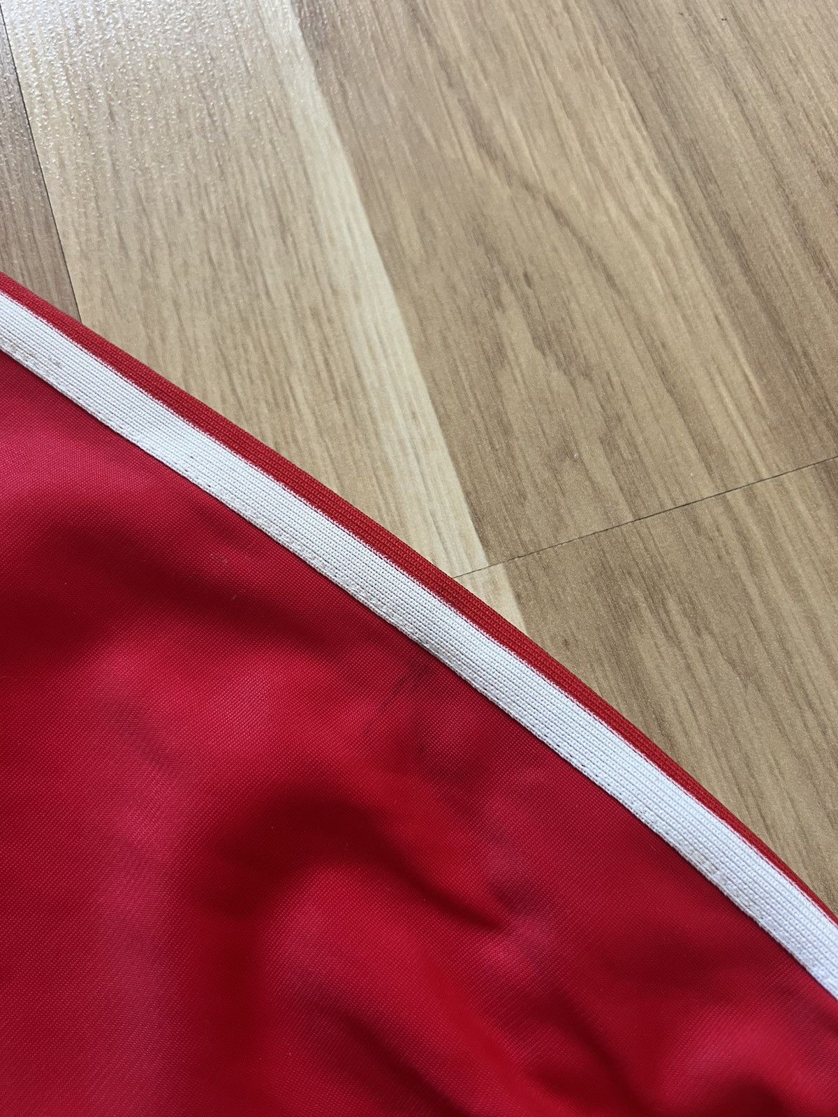 Adidas × Vintage Vintage 70s 80s Adidas Spell Out Striped Track Jacket red Size US S / EU 44-46 / 1 - 9 Thumbnail