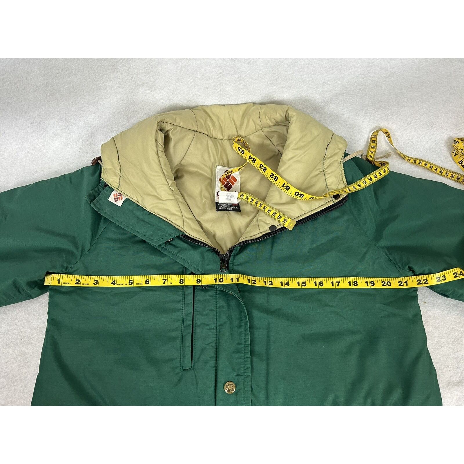 Columbia VTG Columbia Green Hiking Jacket Original Logo Size Medium Size M / US 6-8 / IT 42-44 - 7 Thumbnail