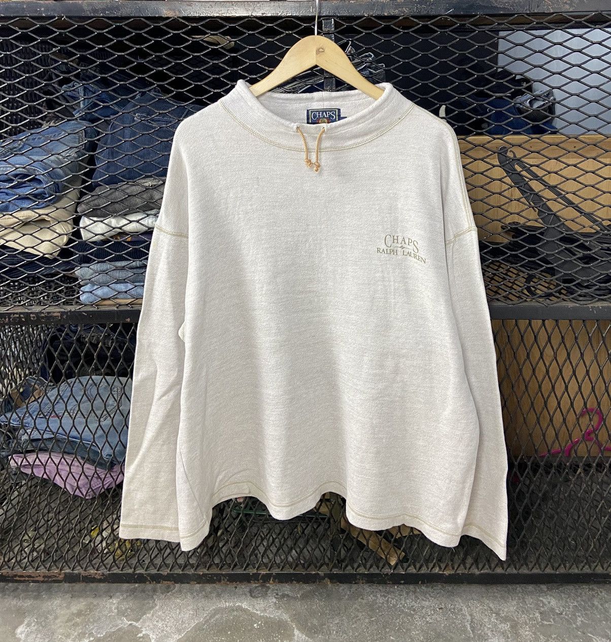 Chaps Ralph Lauren × Polo Ralph Lauren × Vintage Chaps Ralph Lauren Turtleneck Sweater Sweatshirt Size US L / EU 52-54 / 3 - 1 Thumbnail