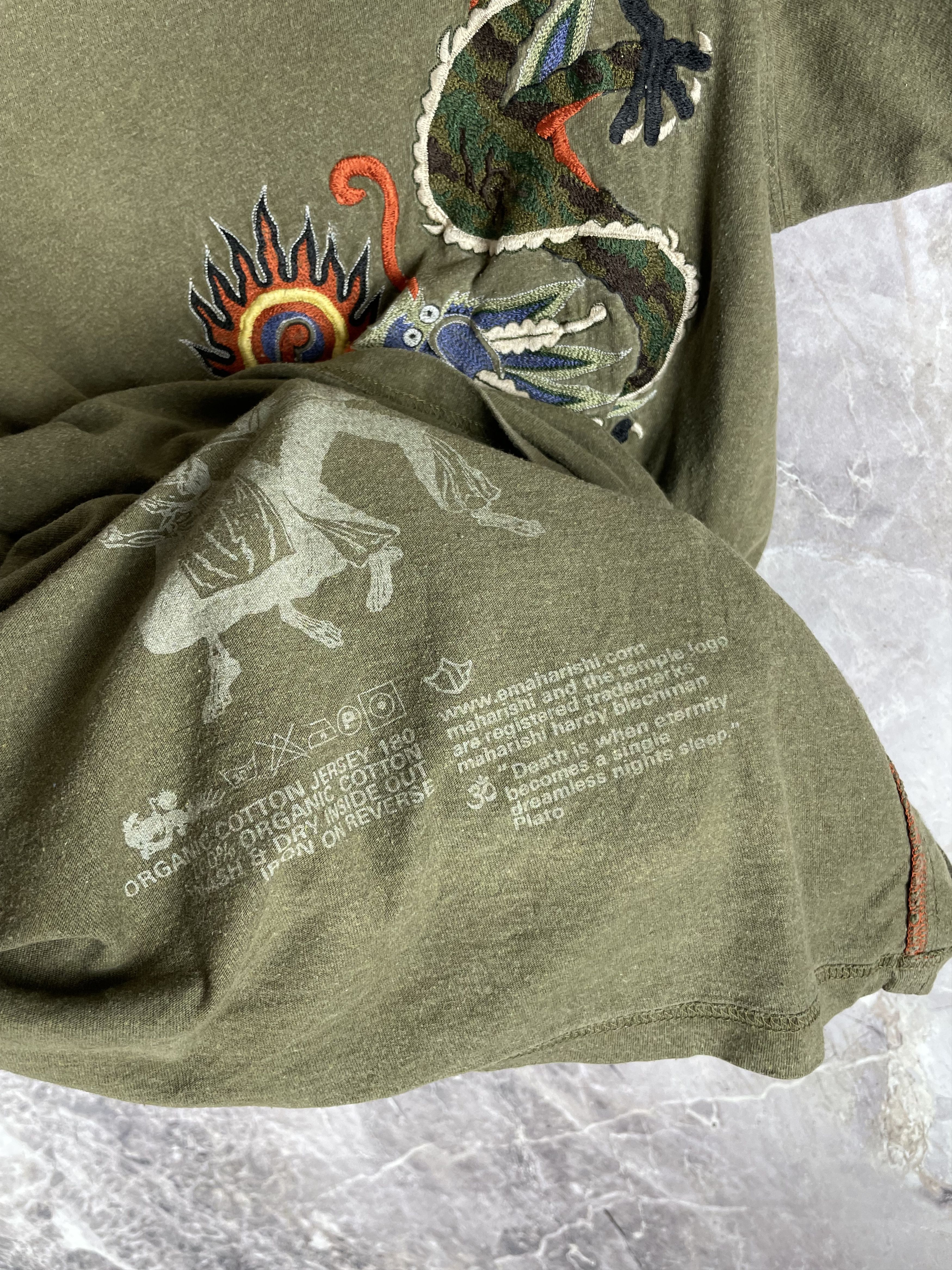 Maharishi Vintage Maharishi Tee Dragon Size US L / EU 52-54 / 3 - 8 Thumbnail