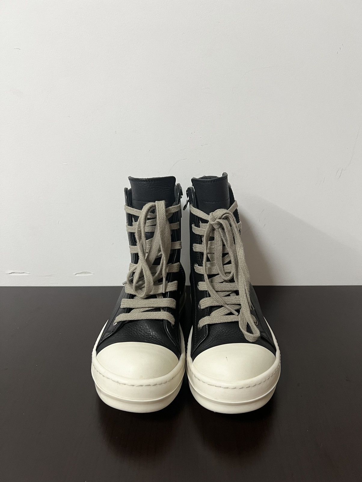 Rick Owens Rick owens mainline ramones high top sneakers Size US 5 / IT 35 - 3 Thumbnail
