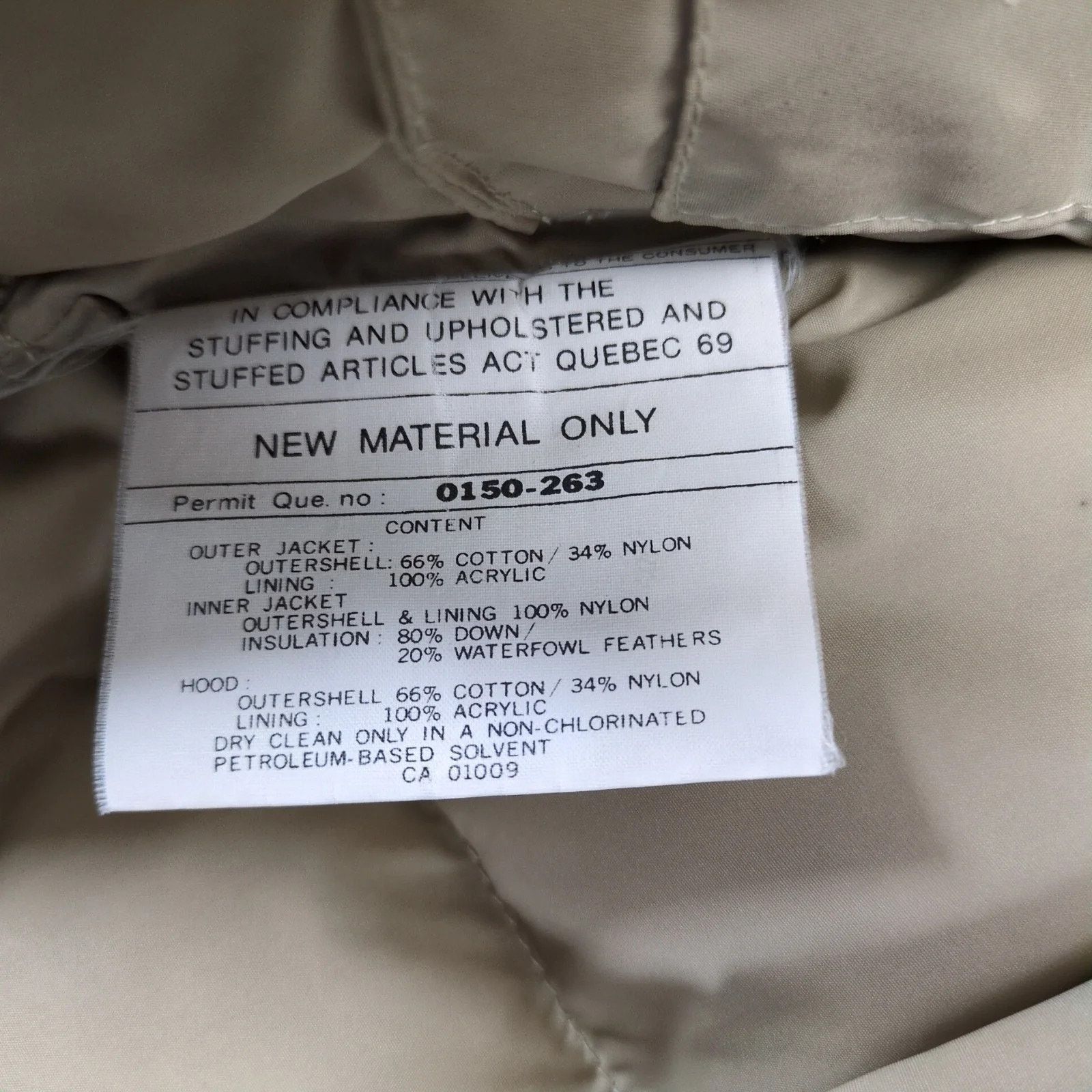 Vintage Outback Zero King Men's 46 Goose Down Canada Parka Coat Size US XL / EU 56 / 4 - 9 Thumbnail