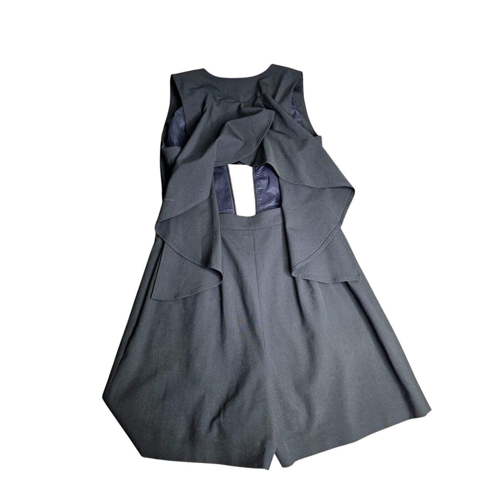 Bcbgmaxazria BCBGMAXAZRIA - Sleeveless Romper Black - XXS Size 24" / US 00 / IT 34 - 14 Thumbnail