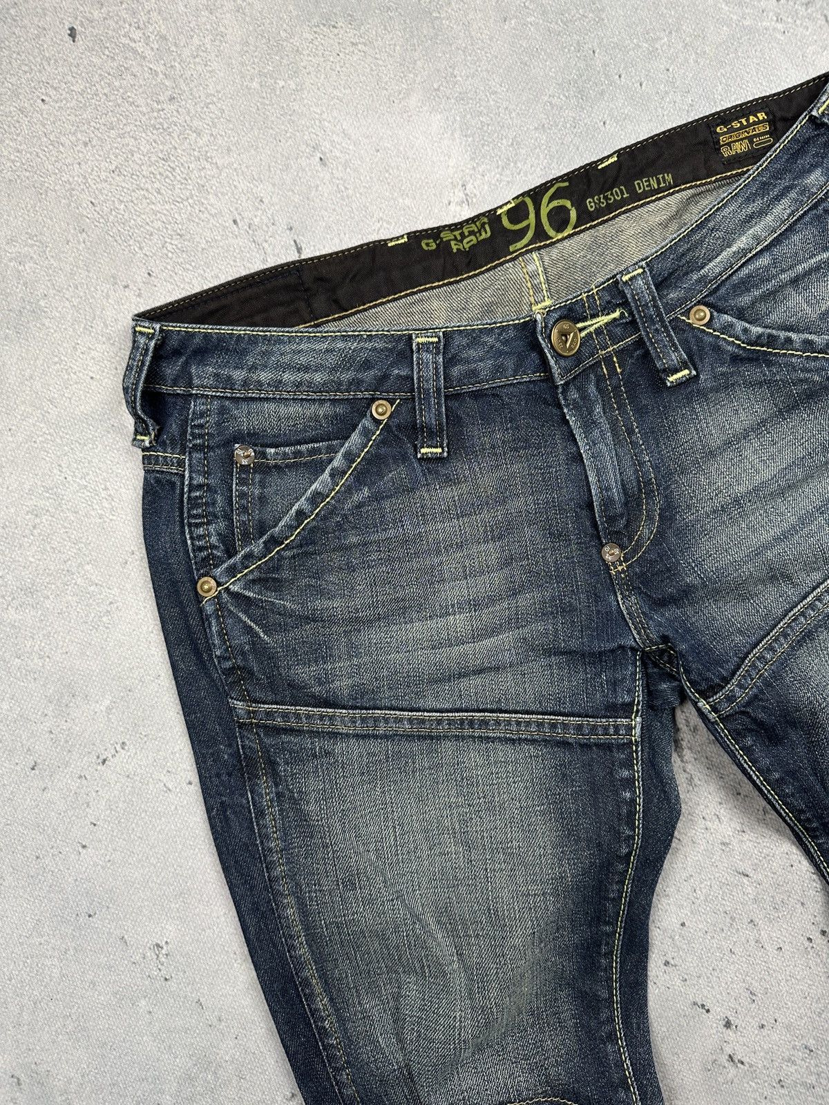 G-Star Vintage G-Star RAW Elwood Heritage Embro Narrow Jeans 96 y2k Size 30" / US 8 / IT 44 - 15 Thumbnail