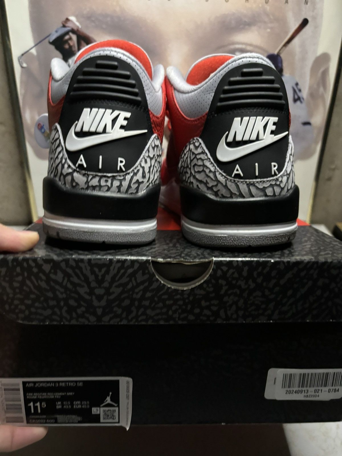 Jordan Brand Air Jordan 3 Retro SE Unite Size US 11.5 / EU 44-45 - 7 Thumbnail
