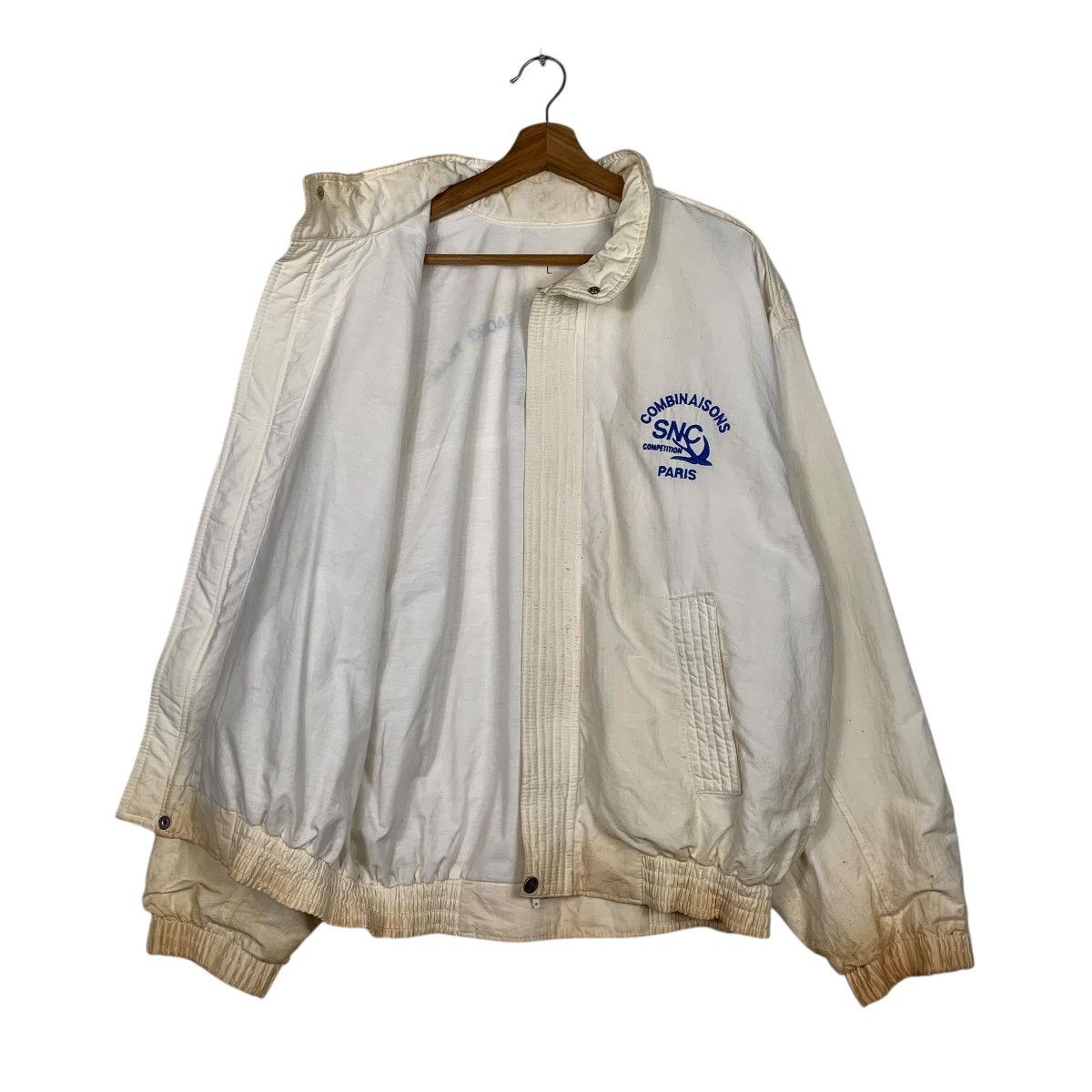 Other Vintage SNC Paris Grand Prix Racing Team Jacket Size US L / EU 52-54 / 3 - 9 Thumbnail