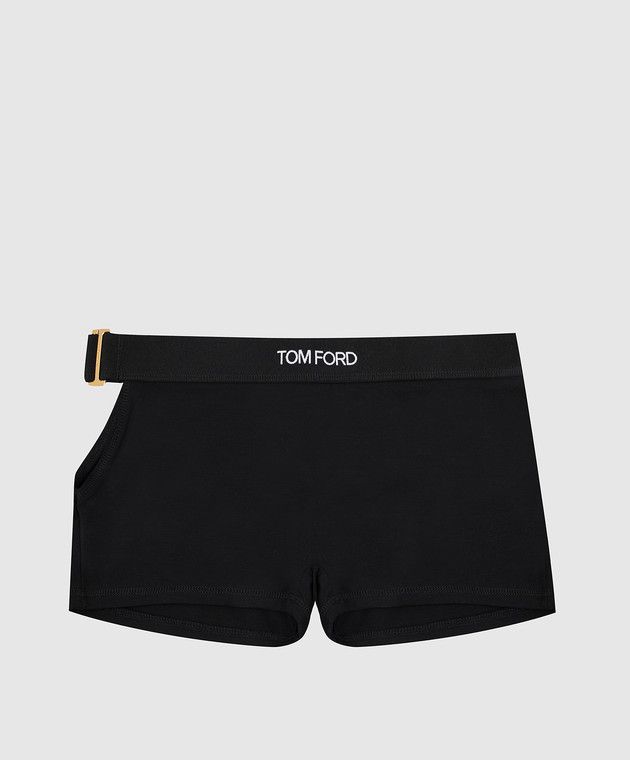 Tom Ford o1w1db10525 KNJ005 Sports Short in Black Size 25" / US 0 / IT 36 - 1 Thumbnail