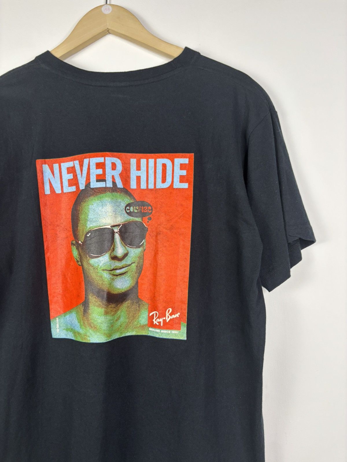 RayBan Vintage 90’s Rayban Promo phototee Size US L / EU 52-54 / 3 - 3 Thumbnail