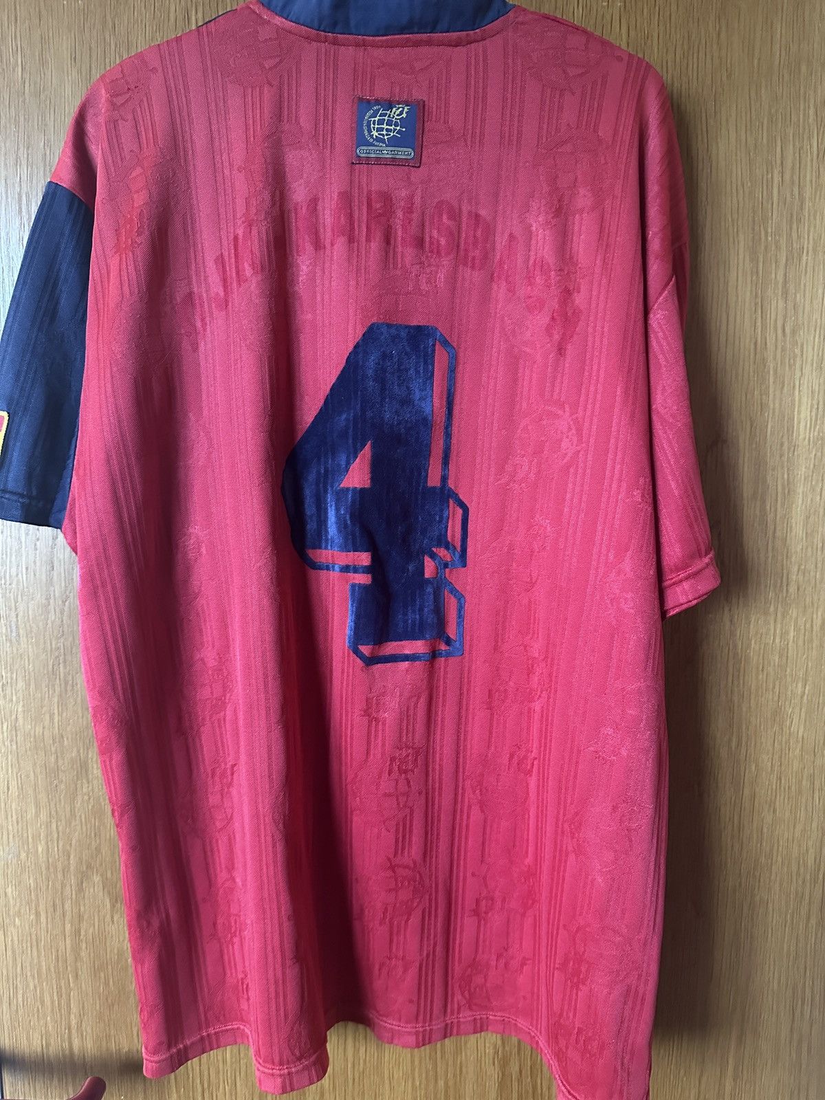 Adidas × Vintage Spain 1996 #4 football shirt jersey Size US L / EU 52-54 / 3 - 2 Thumbnail