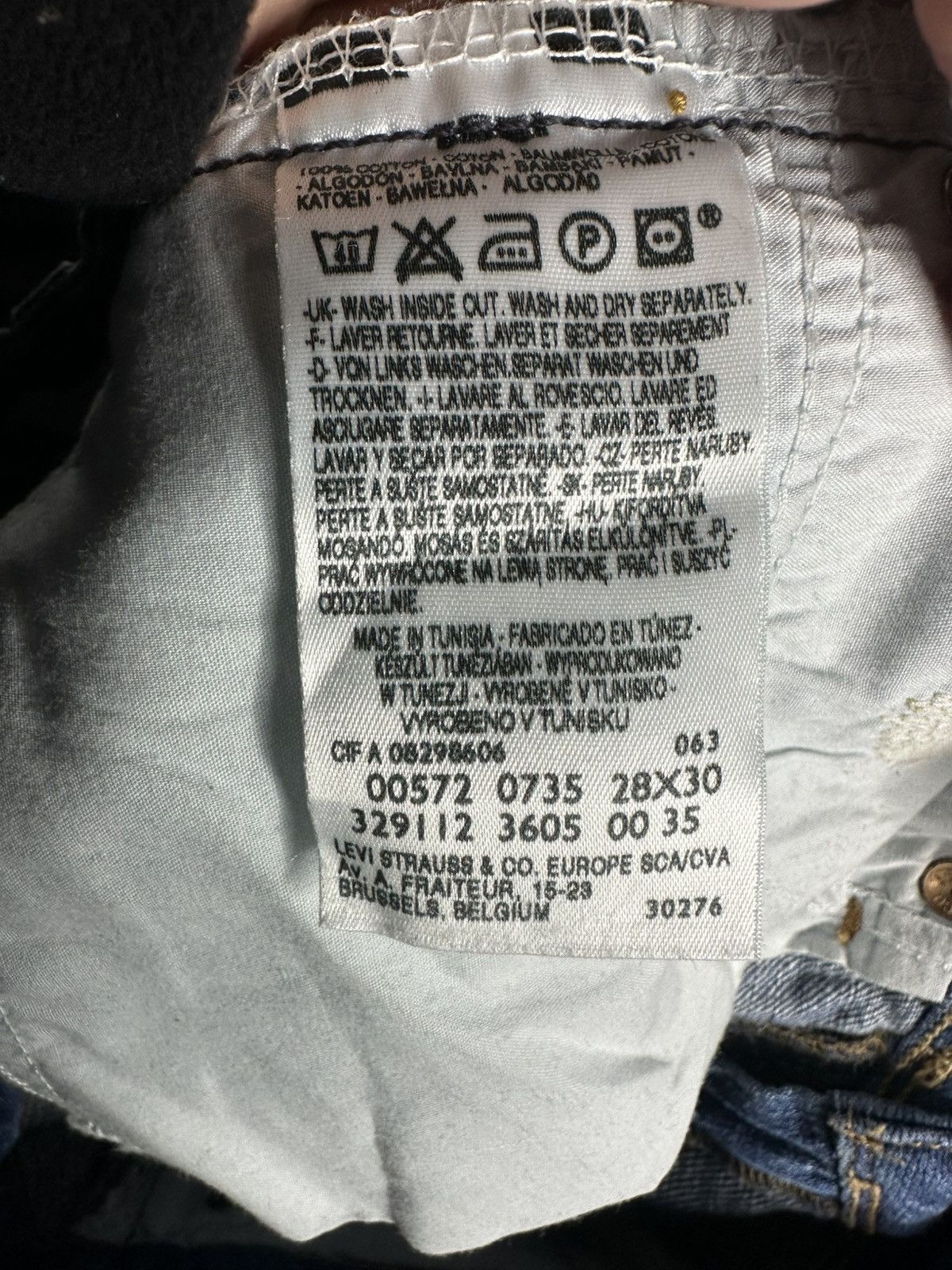 Levi's Levi’s 572 Bootcut Distressed Denim Jeans Vintage Wash Size 28" / US 6 / IT 42 - 4 Thumbnail