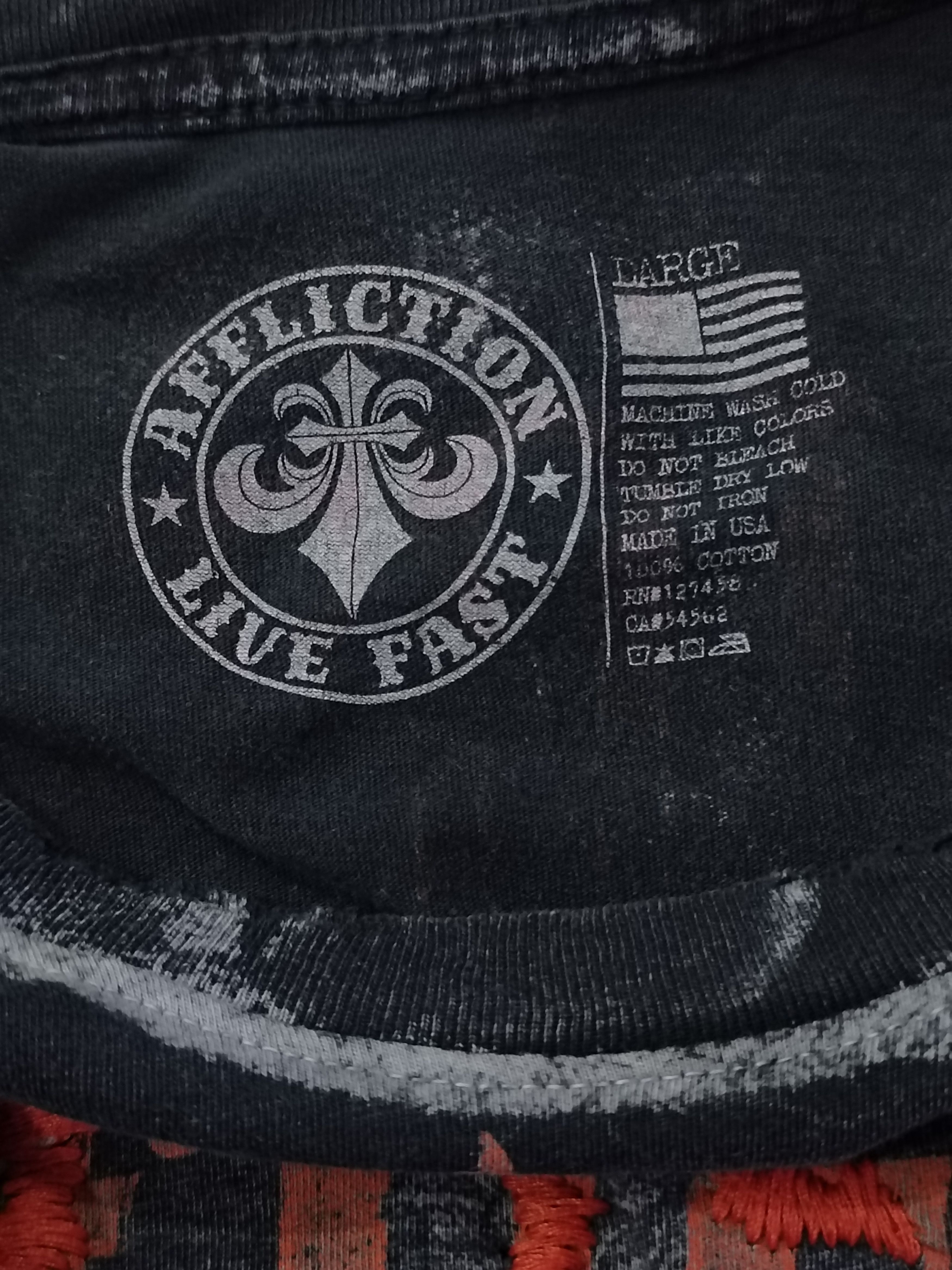 Affliction Affliction Rare design T-shirt Size US L / EU 52-54 / 3 - 7 Thumbnail