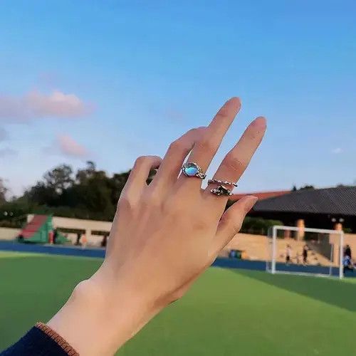Ring Of Fire Opal Ring Size ONE SIZE - 1 Thumbnail