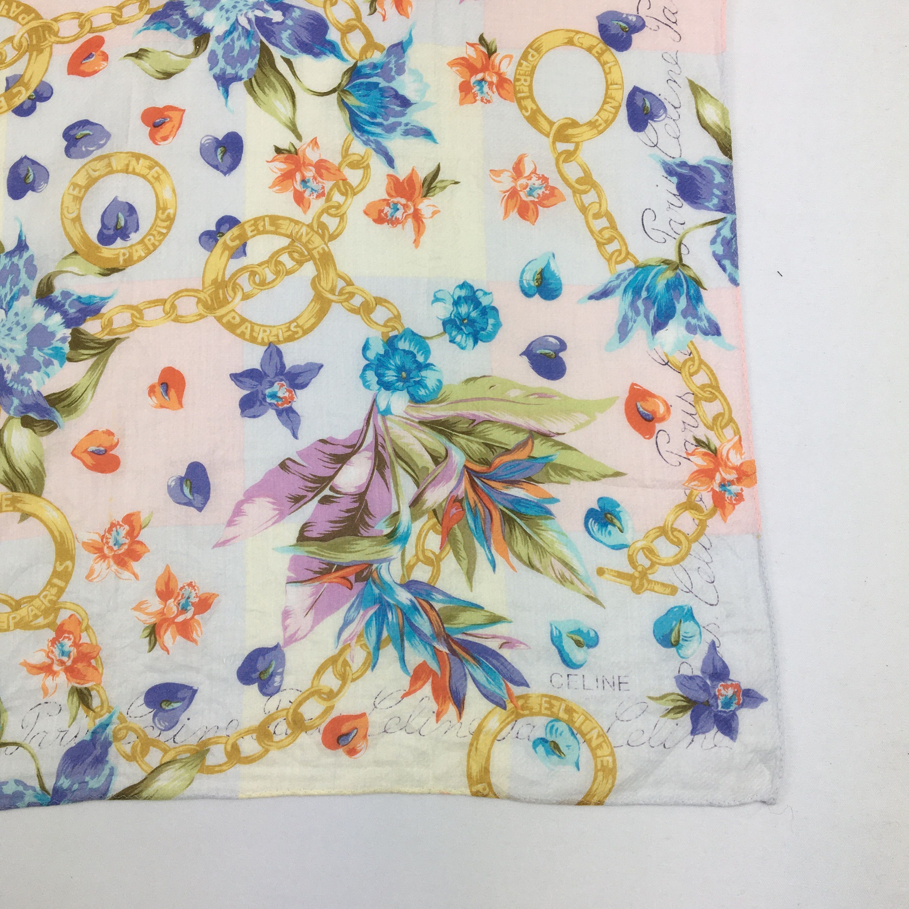 Celine Celine Handkerchief Neckerchief Bandana - AC73044 Size ONE SIZE - 3 Thumbnail