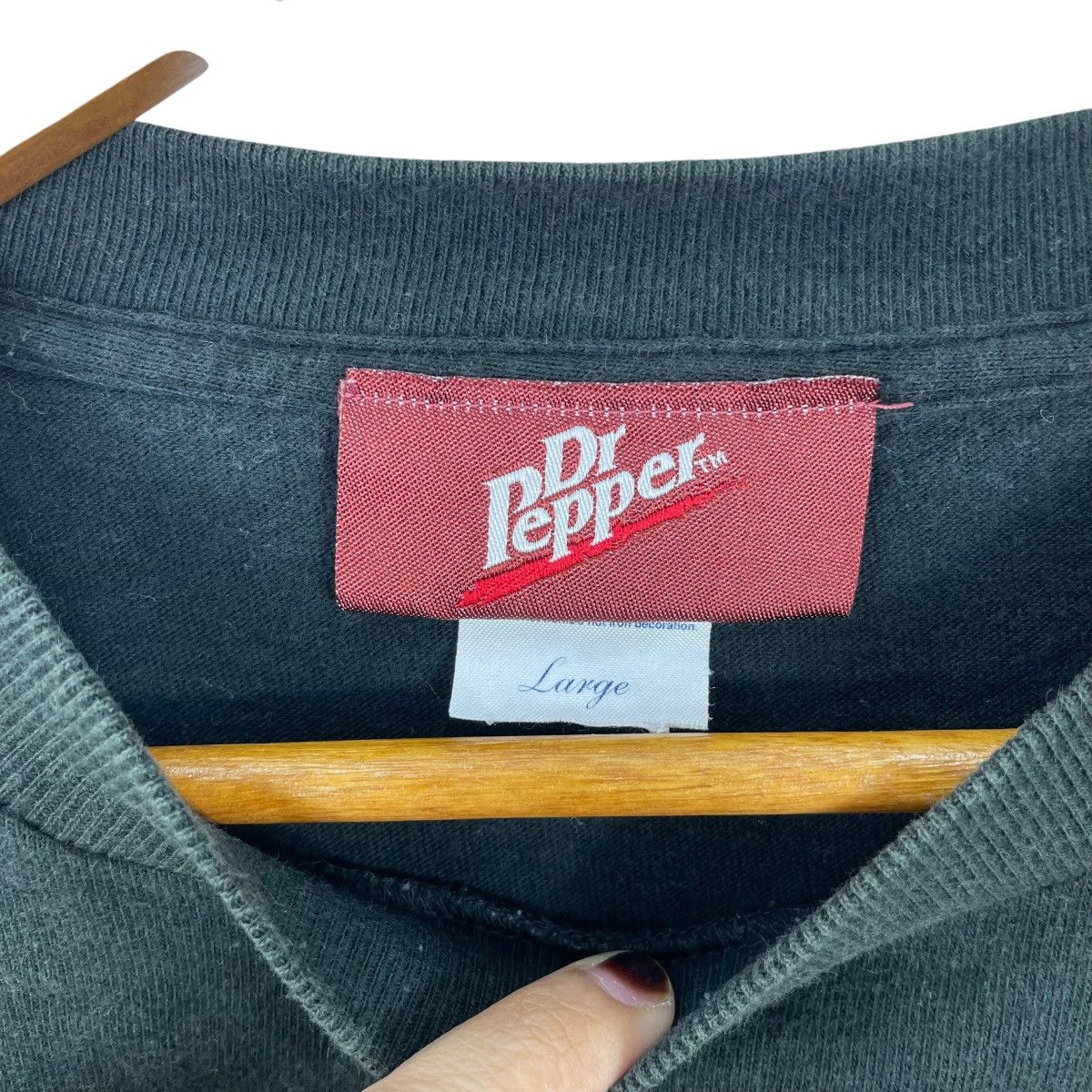 Vintage Vintage Dr Pepper Parody Harley Davidson Tee Shirt Size US L / EU 52-54 / 3 - 4 Thumbnail