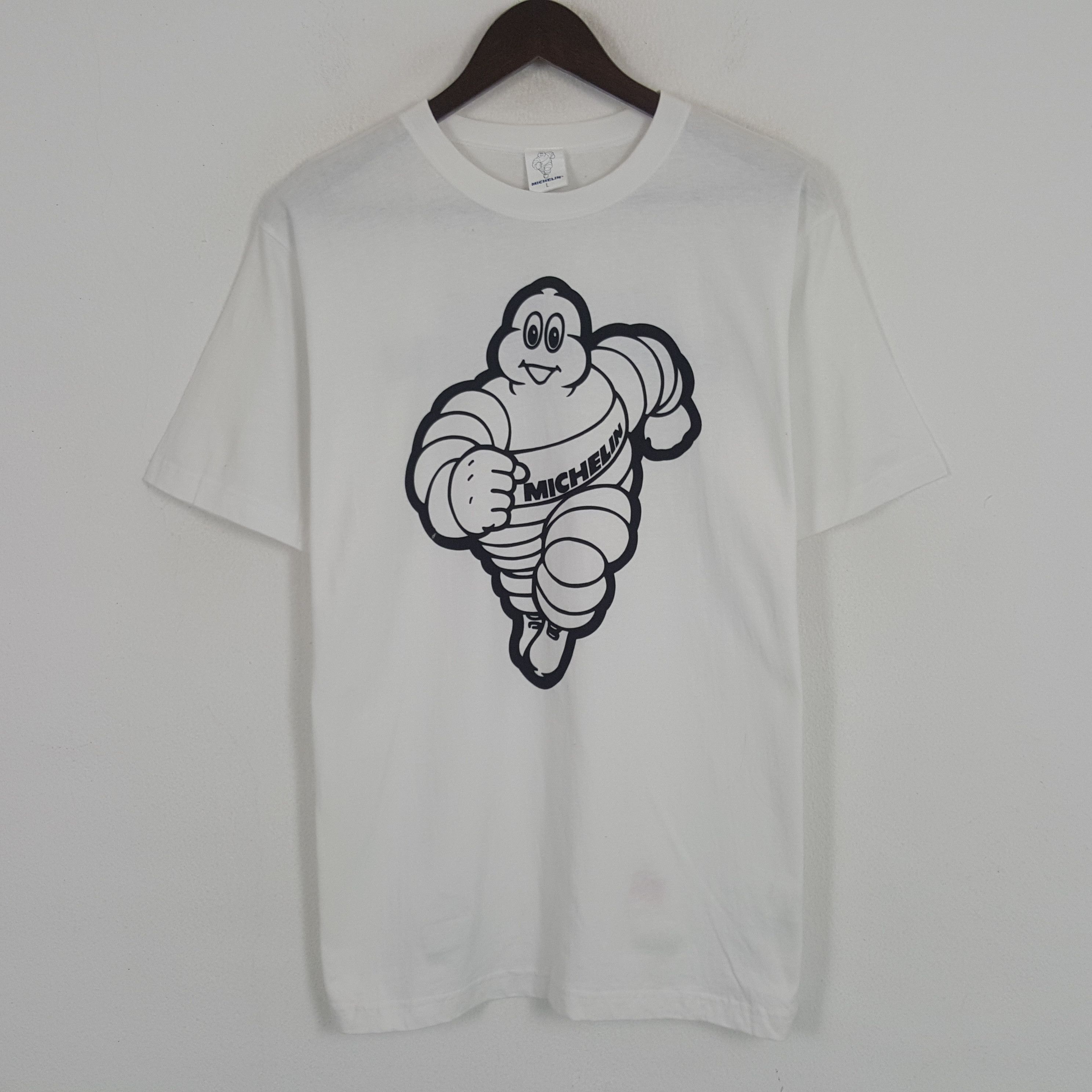 Japanese Brand × Vintage Vintage The Tire Michelin Big Logo Tshirt Size US L / EU 52-54 / 3 - 3 Thumbnail