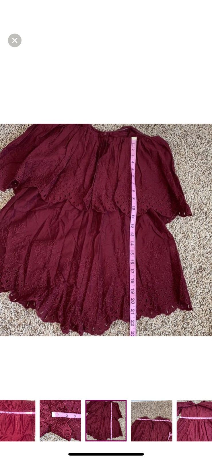 H&M H &‎ M strapless romper women’s size 8 Size 30" / US 8 / IT 44 - 6 Thumbnail