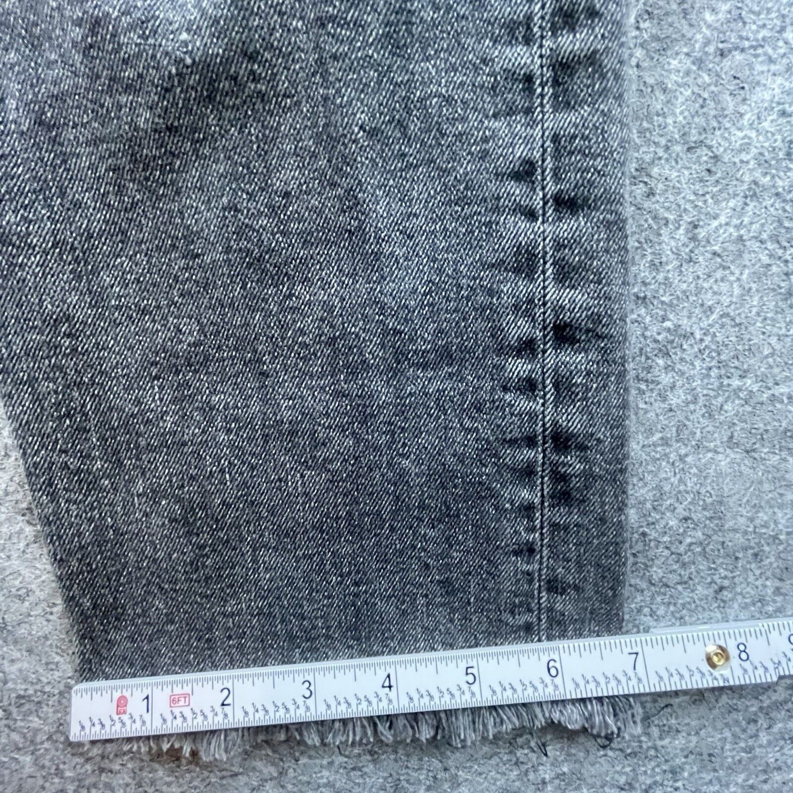 Baldwin Baldwin Kansas City Jeans Womens 31 Black Lola Straight USA Size 31" - 7 Thumbnail