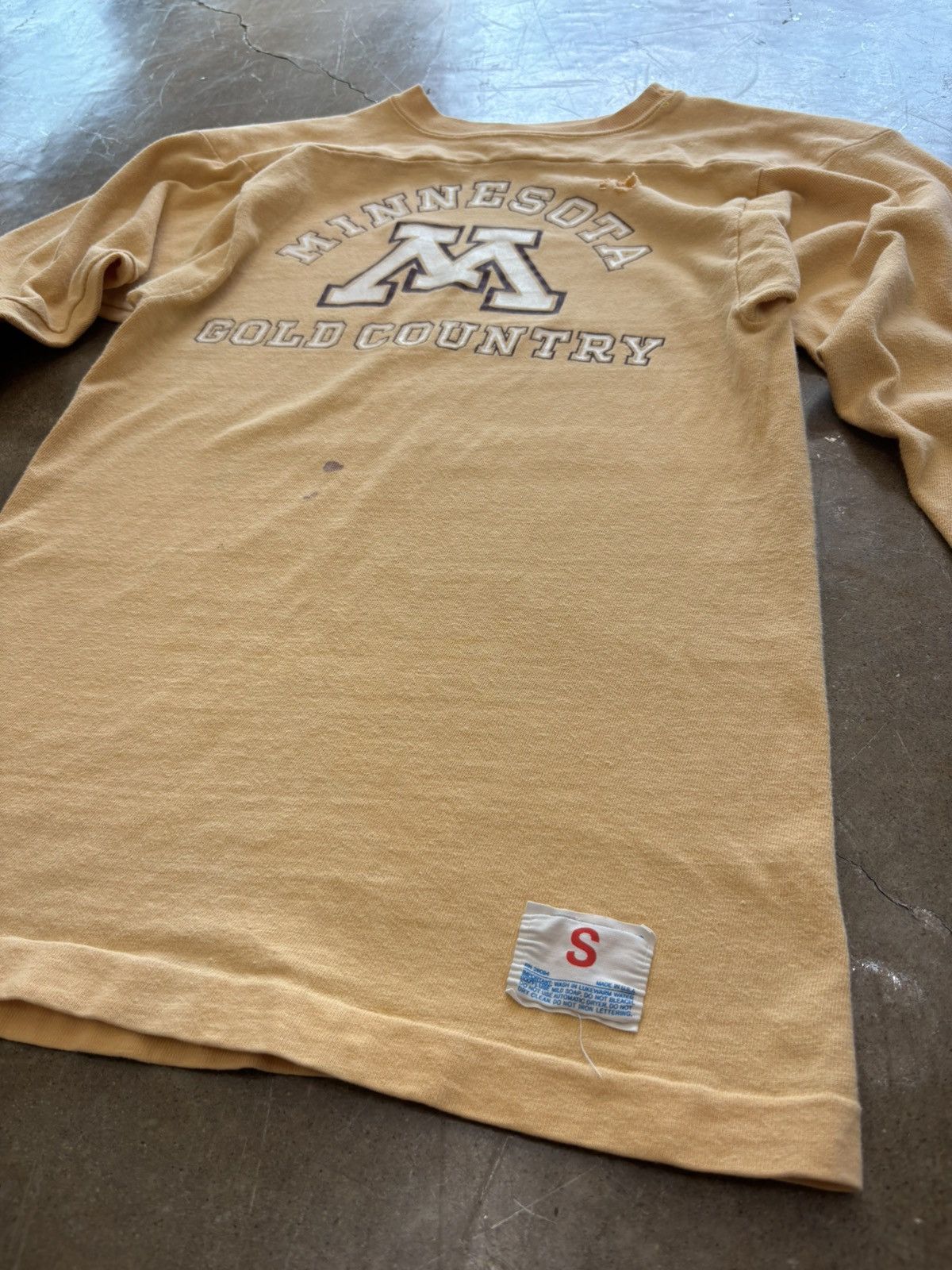 NCAA × Vintage Vintage Minnesota Golden Gophers Country Single Stitch Small Size US S / EU 44-46 / 1 - 6 Thumbnail