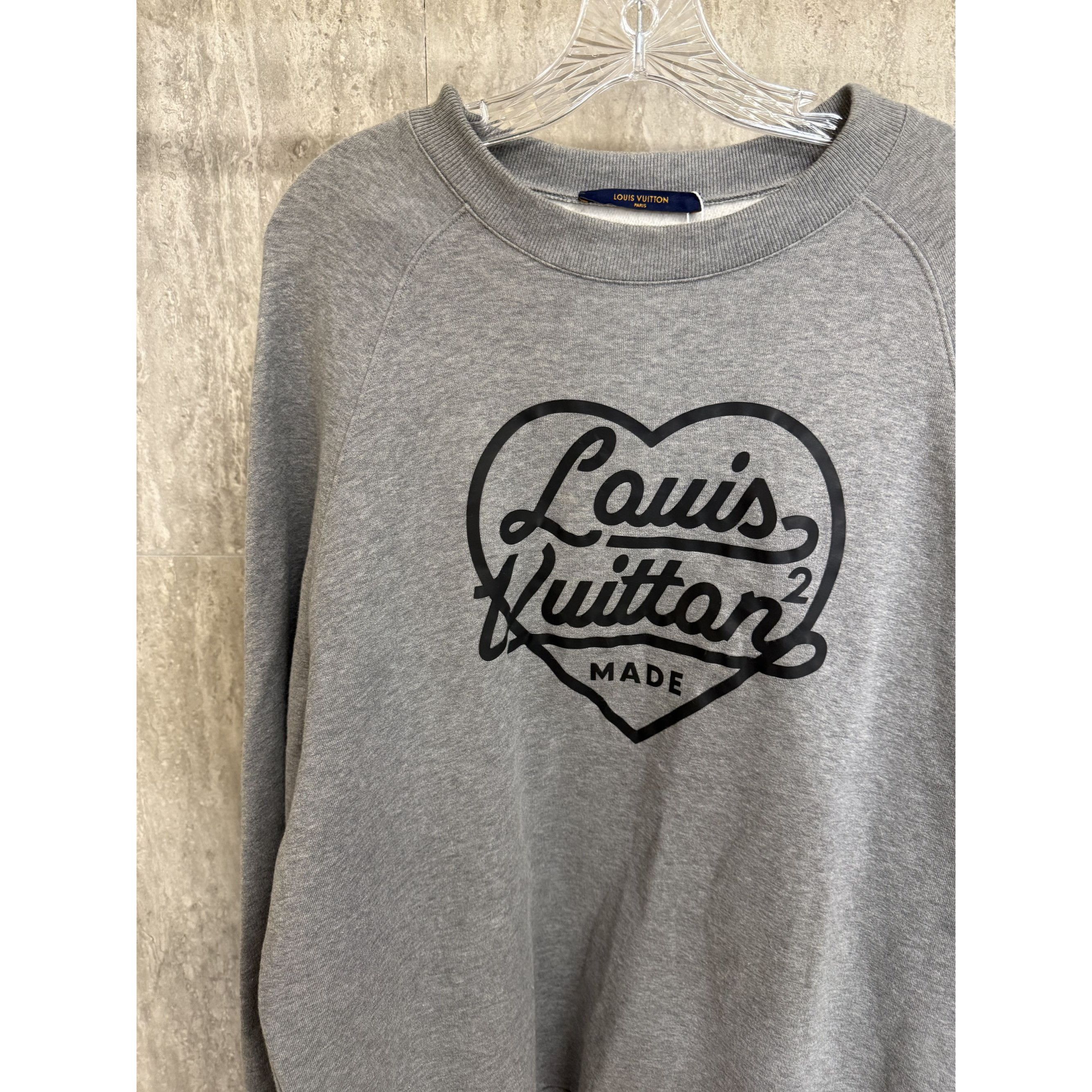 Louis Vuitton Louis Vuitton Gray Cotton Sweatshirt XXL Japan Exclusive Size US XXL / EU 58 / 5 - 10 Thumbnail