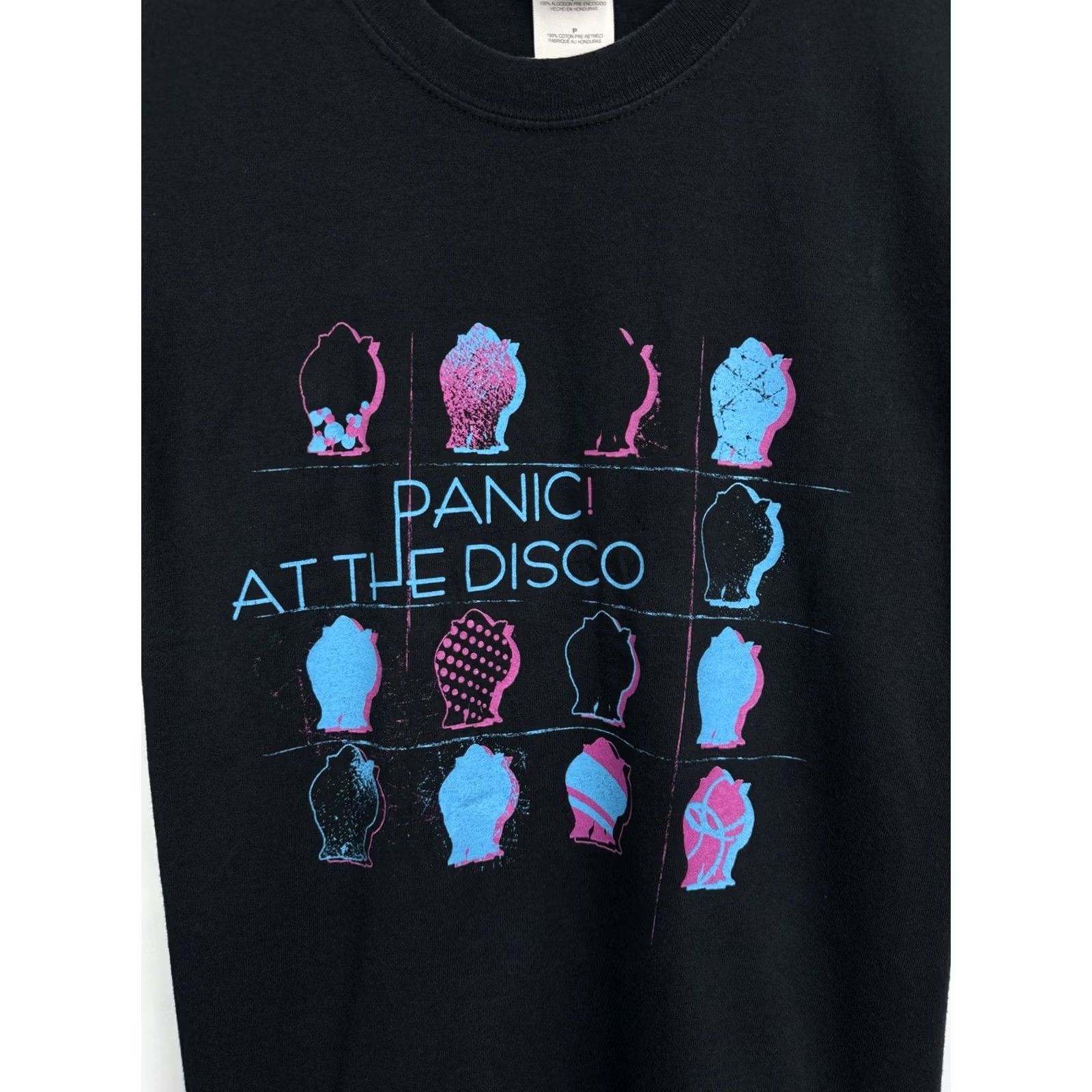 Gildan VINTAGE Panic At The Disco T-Shirt Retro Black S Mens Gildan Shirt Rare 90s Size US S / EU 44-46 / 1 - 4 Thumbnail