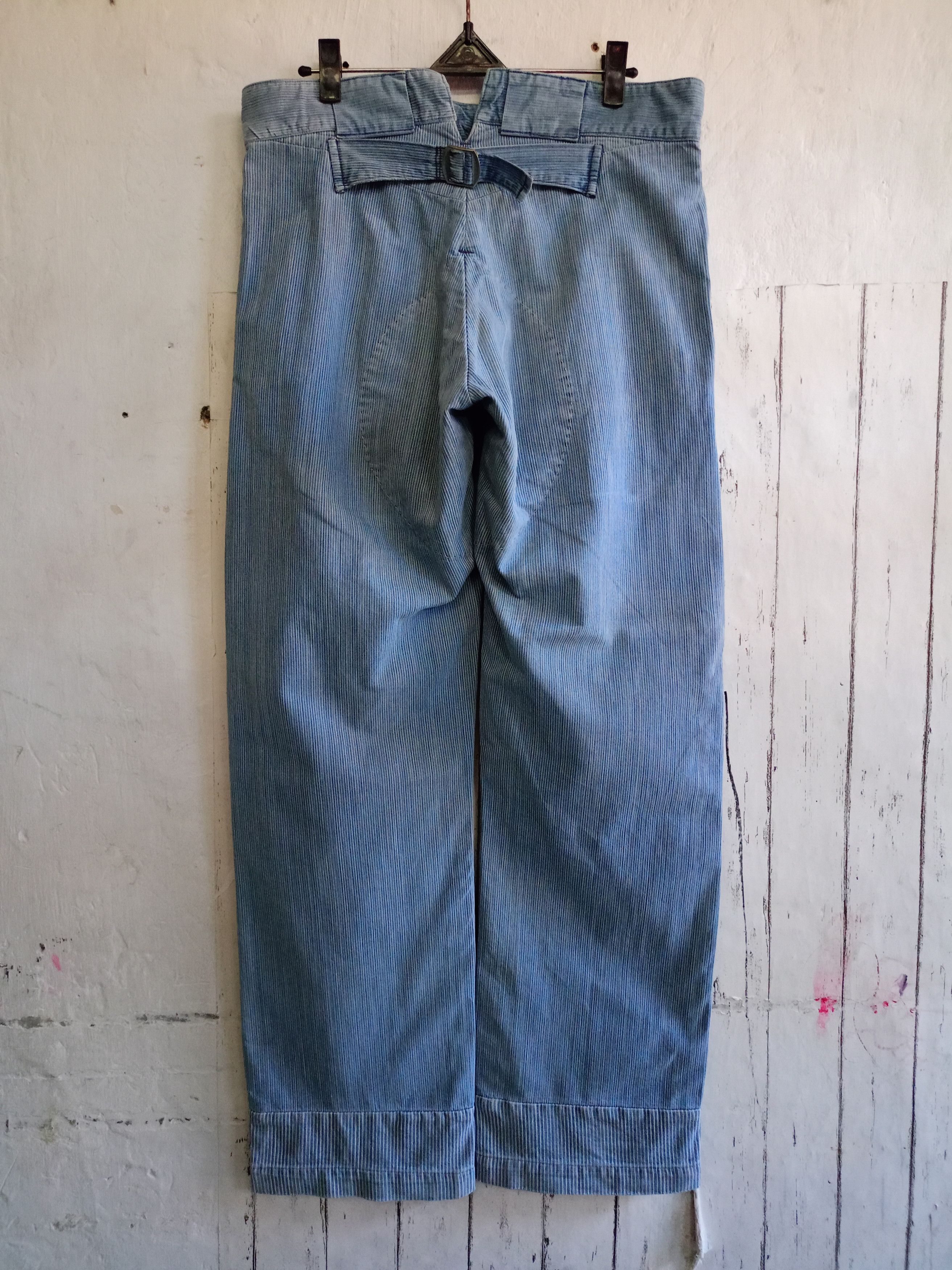 Blue Blue Japan Blue blue patworck Hikory pants Size US 30 / EU 46 - 2 Thumbnail
