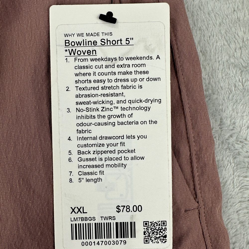 Lululemon Lululemon NWT Bowline 5" Shorts *Woven Twilight Rose Men Si Size US 40 / EU 56 - 2 Thumbnail