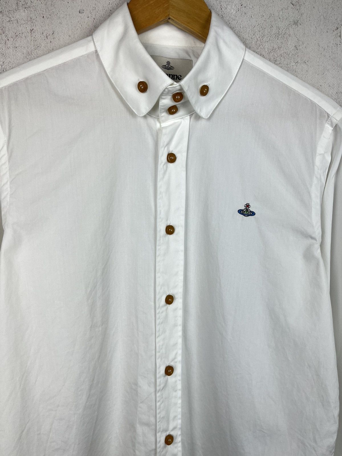 Vivienne Westwood Vivienne Westwood Luxury White Shirt Rare Retro Hype Y2K Size US M / EU 48-50 / 2 - 3 Thumbnail