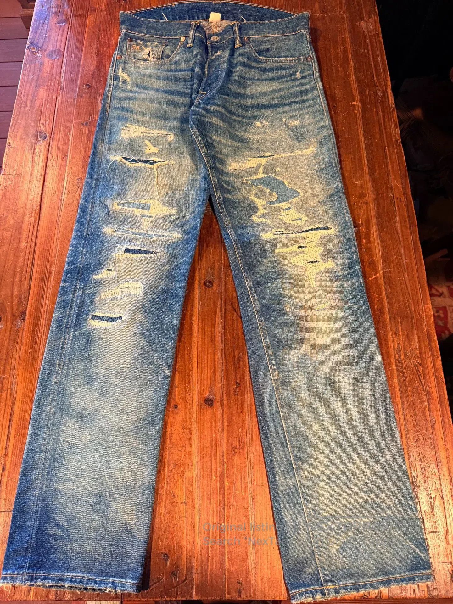 RRL Ralph Lauren RRL Double RL 30x30 Distressed Jeans. Size US 30 / EU 46 - 1 Thumbnail