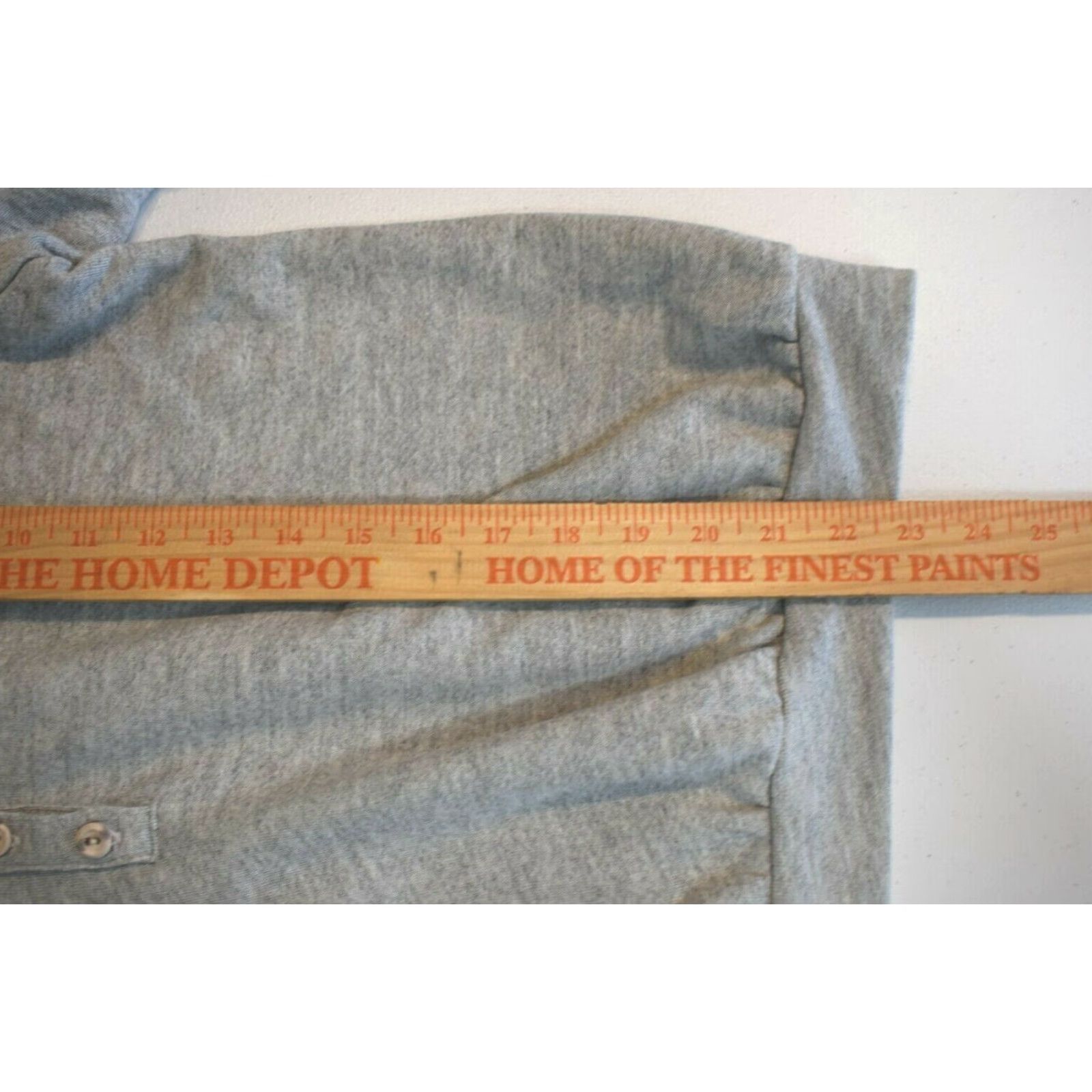 Vintage Lovers and Friends Sweater Shirt Women V-Neck Button Up Gray S Size Small Casual Pullover Terry Cotton Blend Long Sleeve Fall Spring Winter USA Size S / US 4 / IT 40 - 8 Thumbnail
